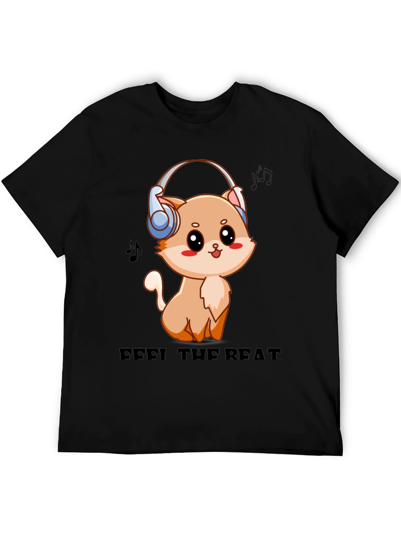 Cute Cat Music Lover T-Shirt
