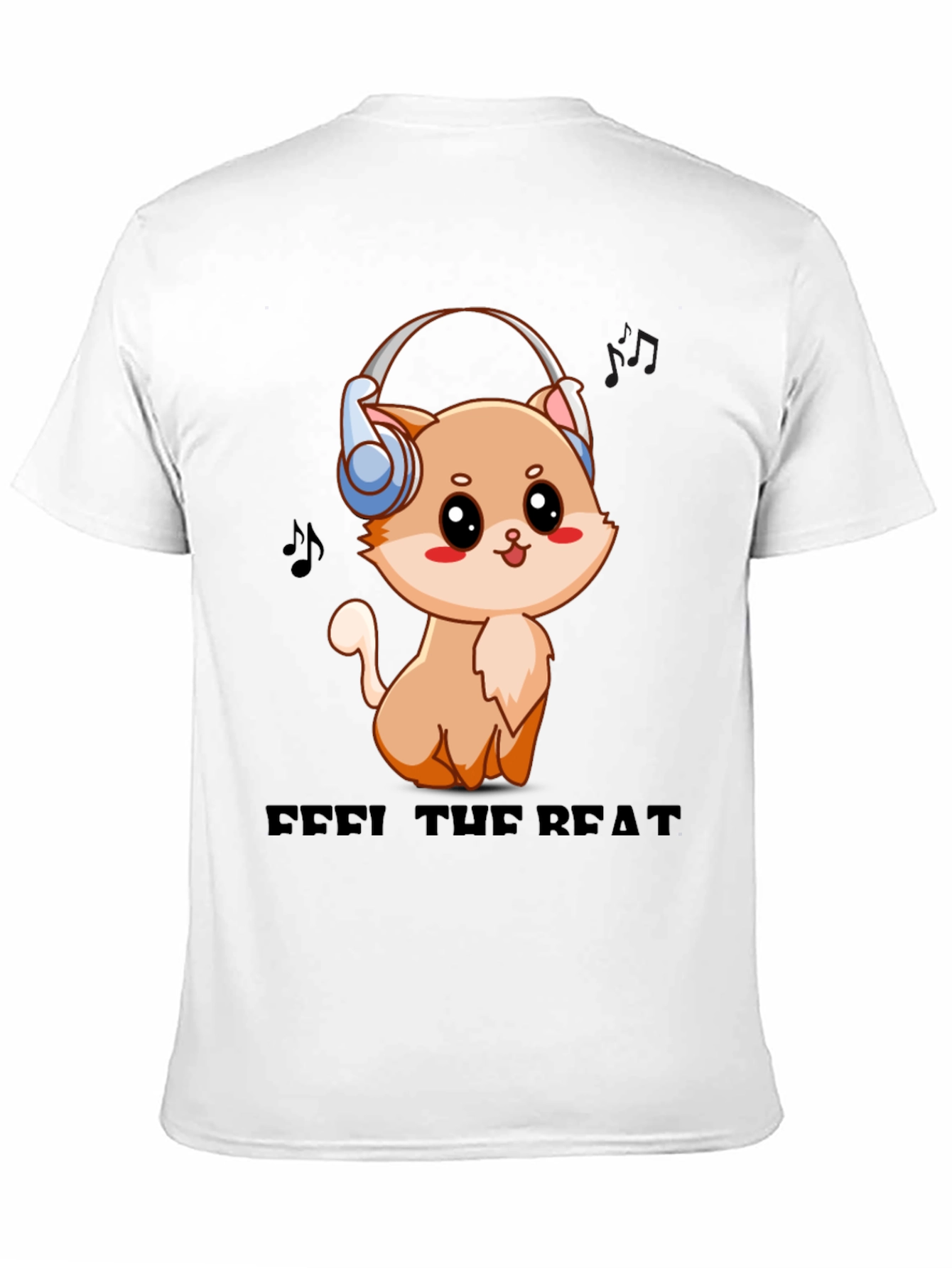 Cute Cat Music Lover T-Shirt