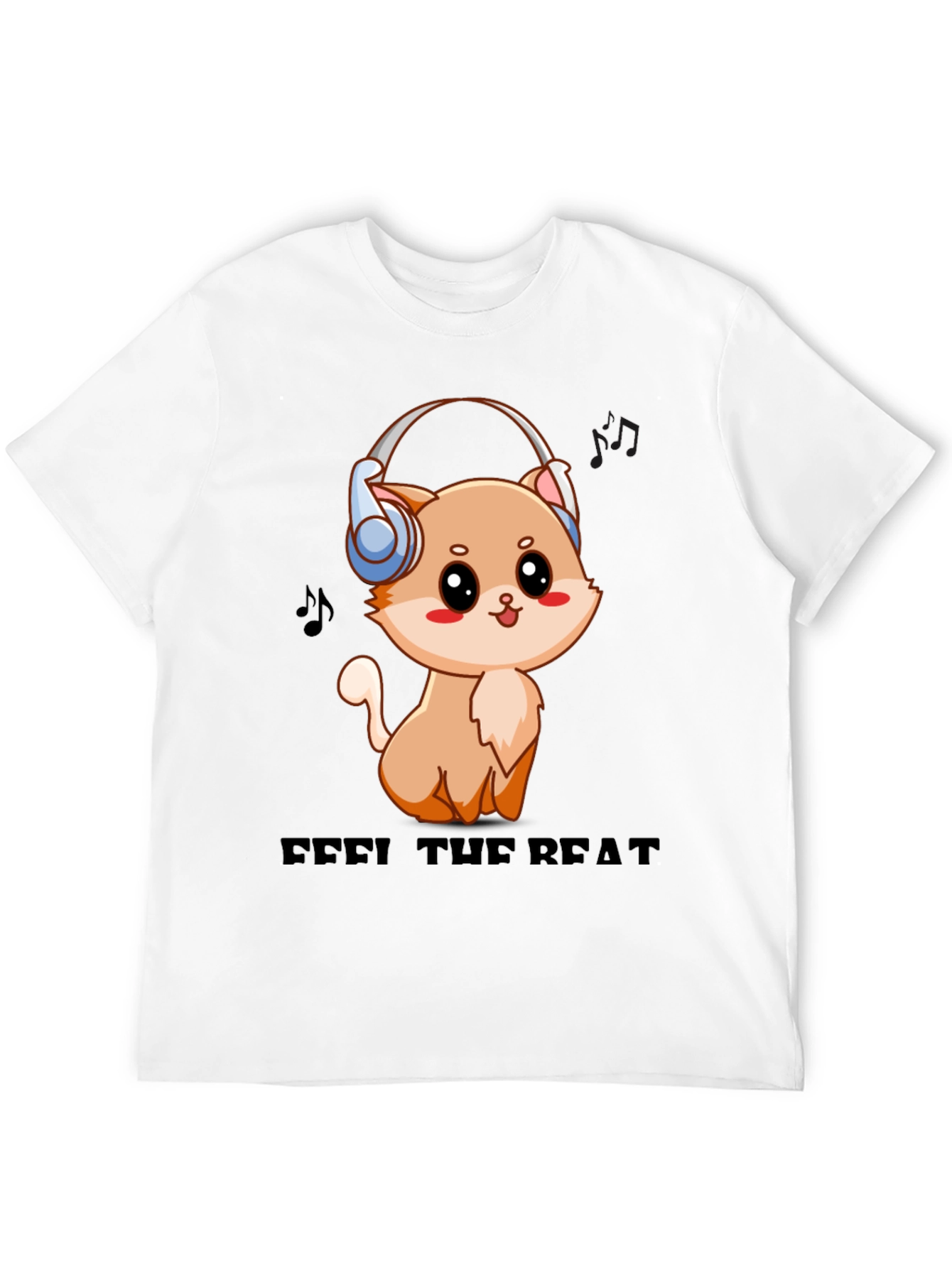 Cute Cat Music Lover T-Shirt