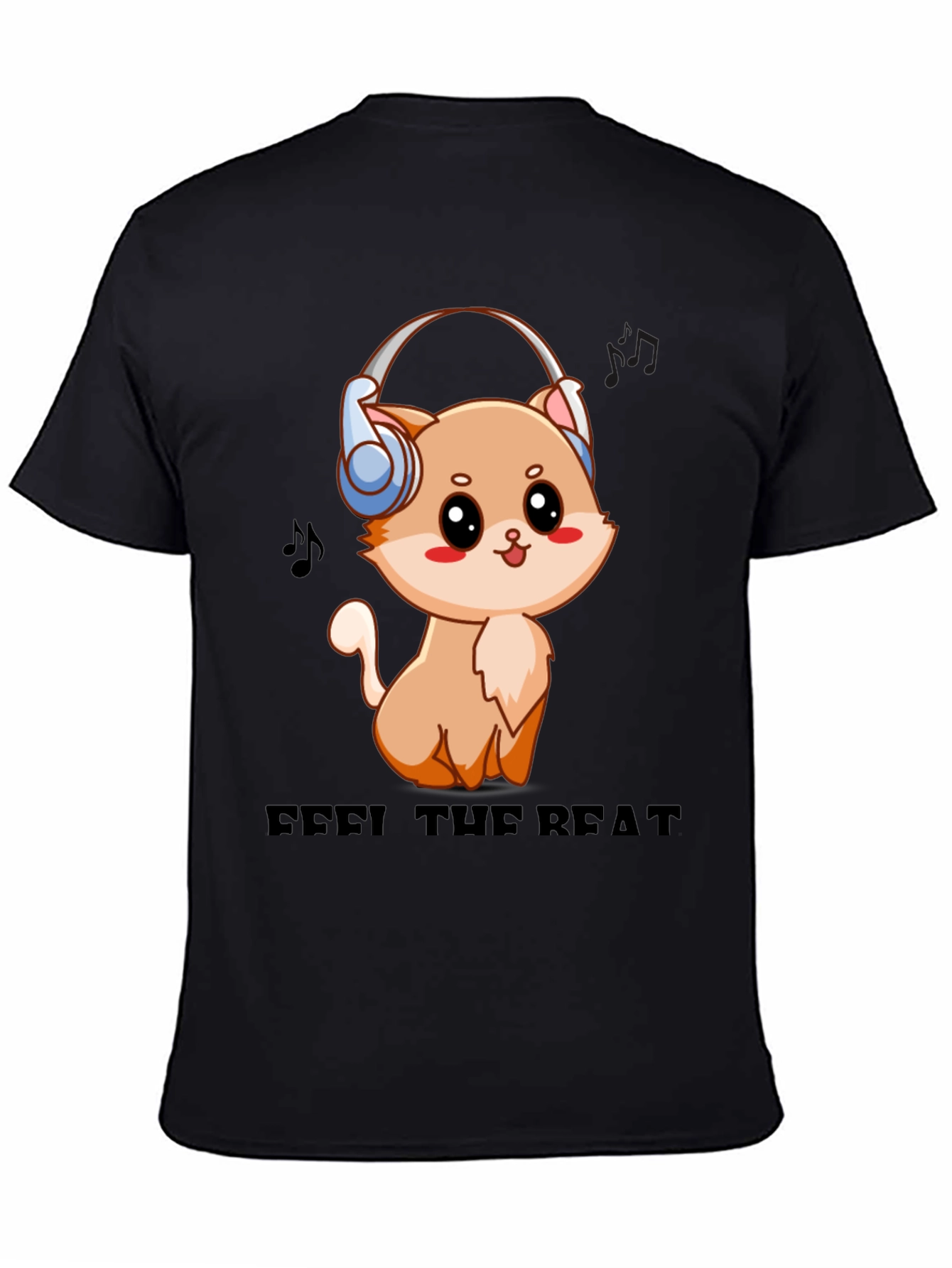 Cute Cat Music Lover T-Shirt