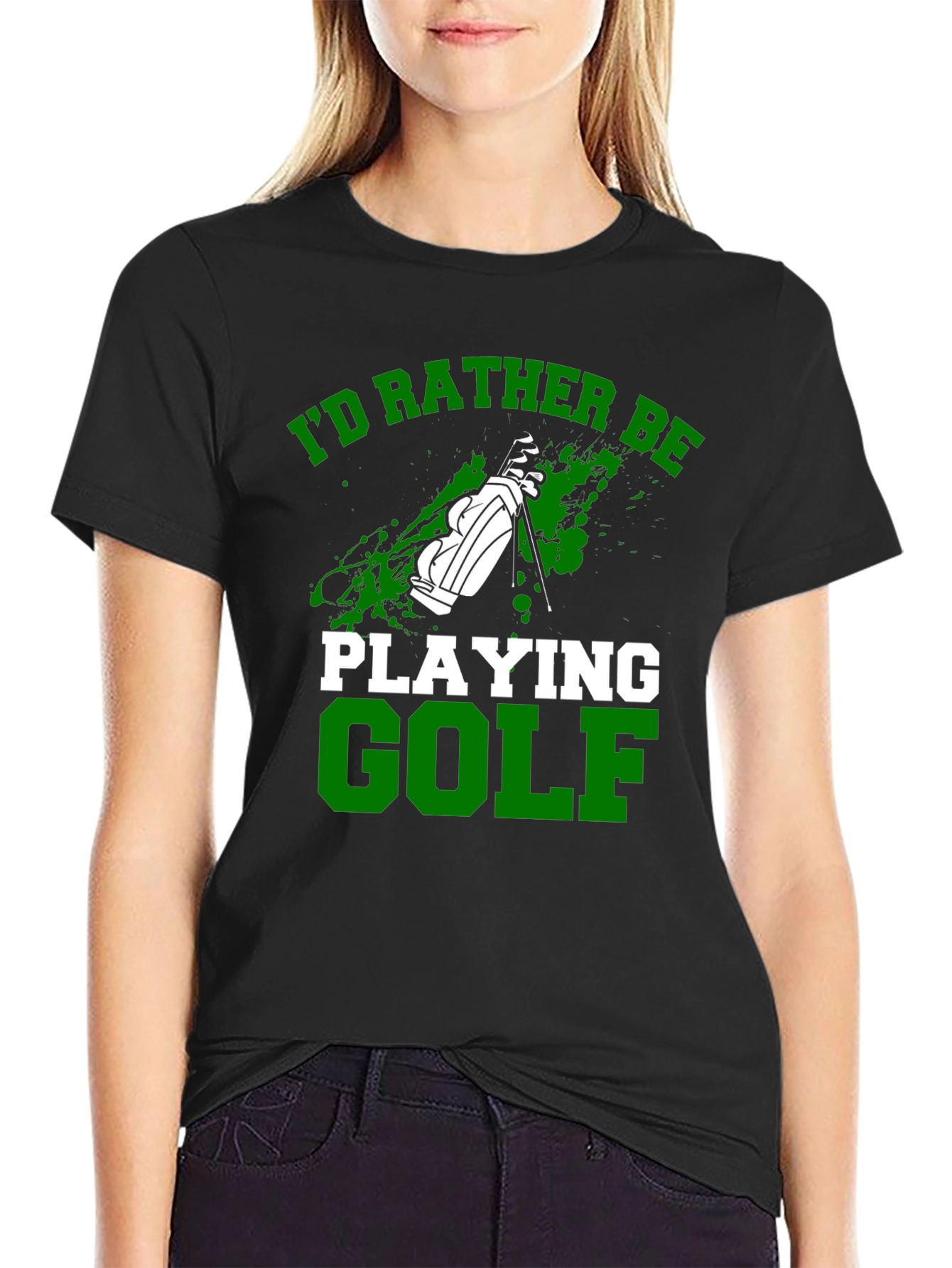 Id Rather Be Playing Golf T-Shirt