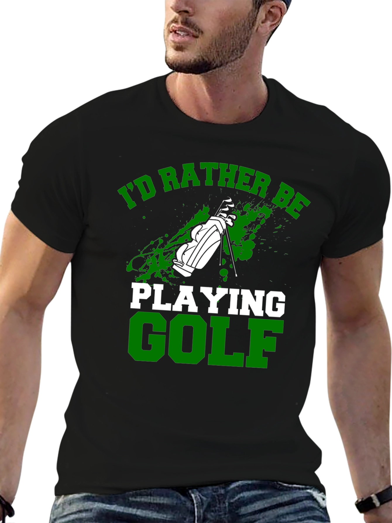 Id Rather Be Playing Golf T-Shirt