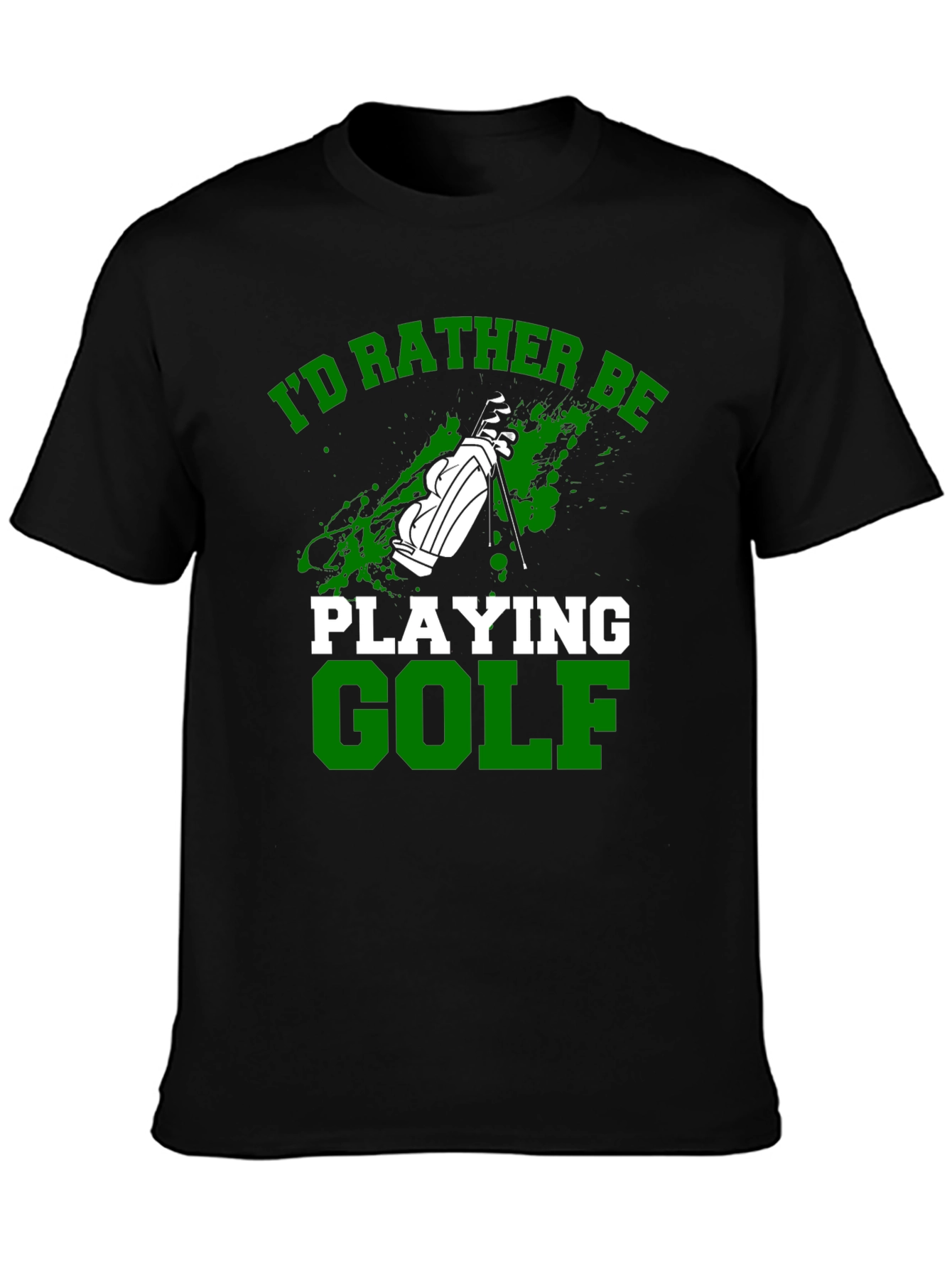 Id Rather Be Playing Golf T-Shirt