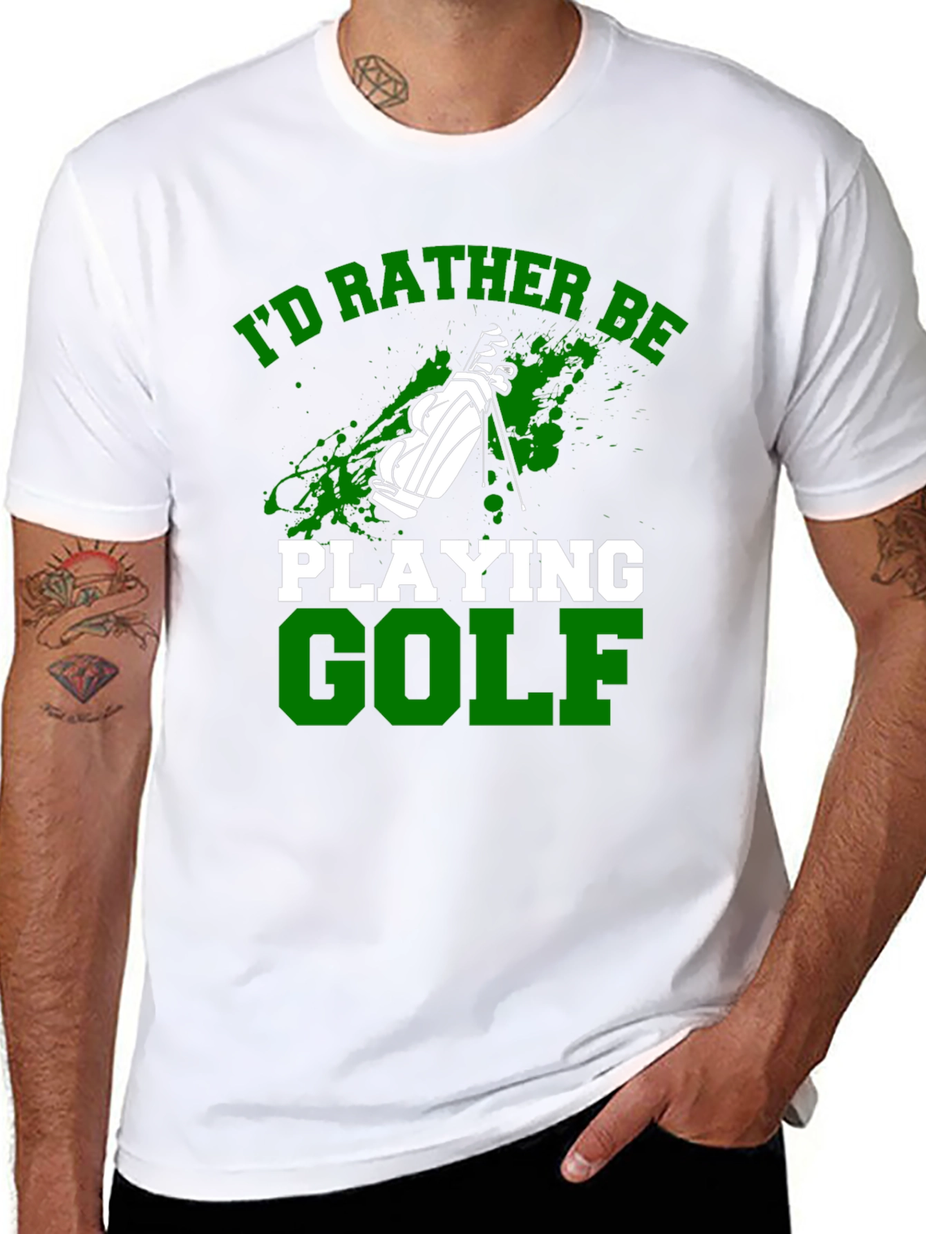 Id Rather Be Playing Golf T-Shirt