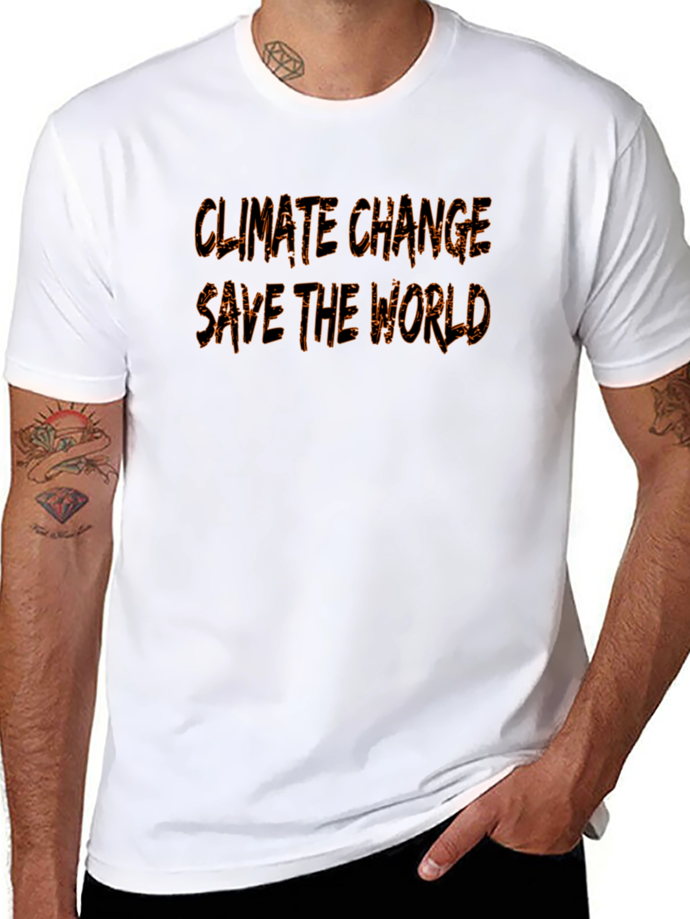 Climate Change Save the World Graphic Tee