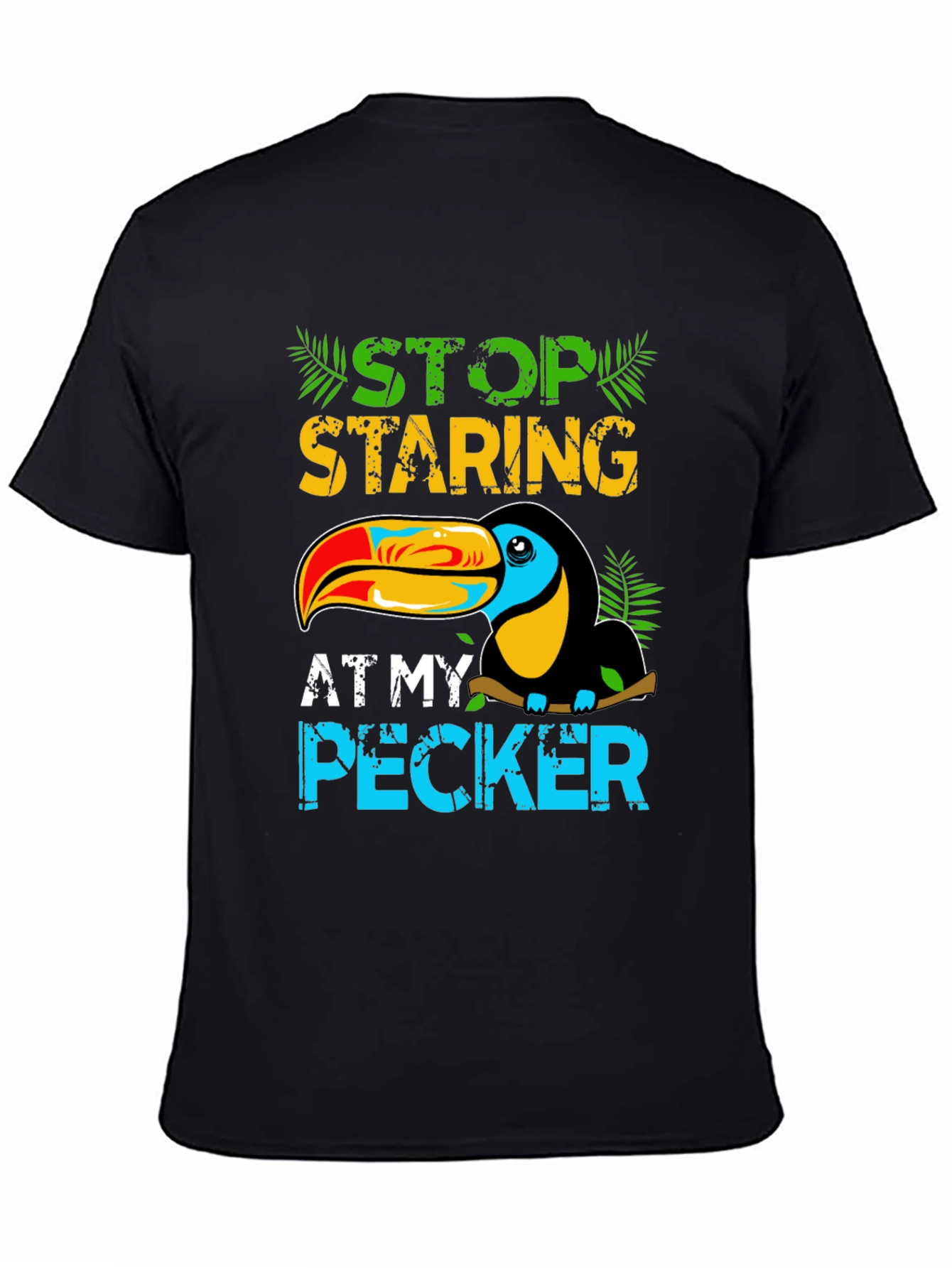 Funny Toucan T-Shirt - Stop Staring!