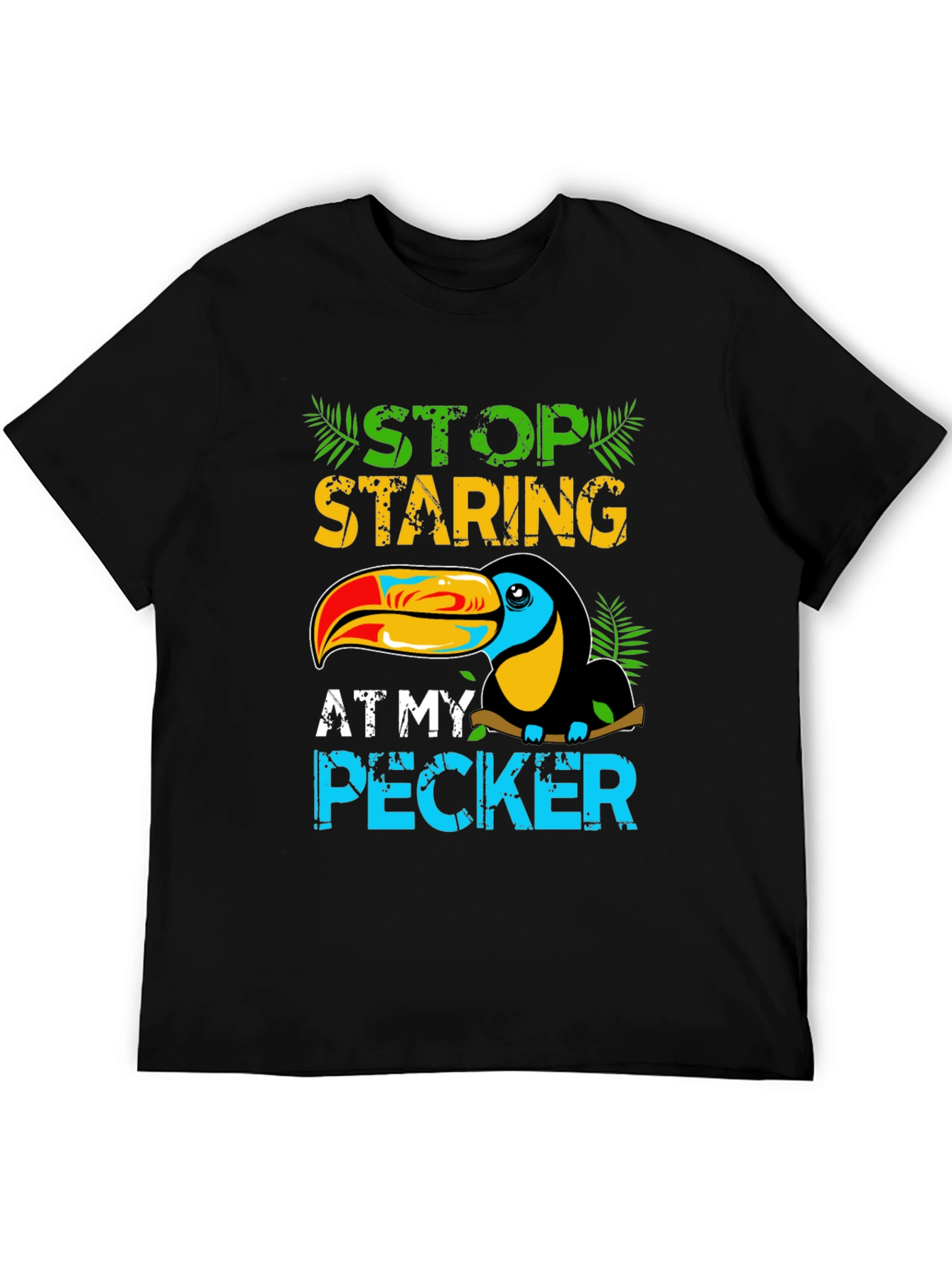 Funny Toucan T-Shirt - Stop Staring!