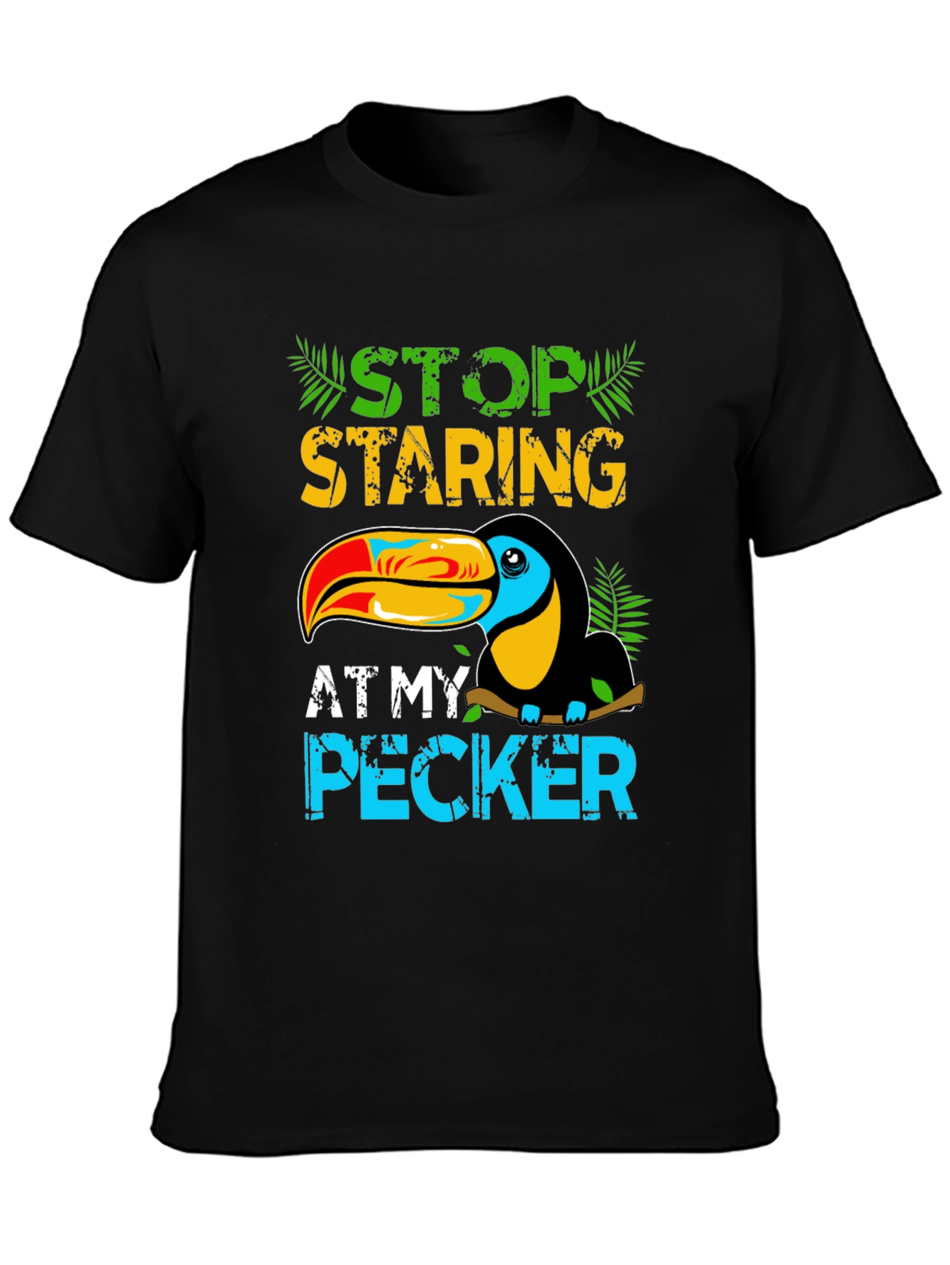 Funny Toucan T-Shirt - Stop Staring!
