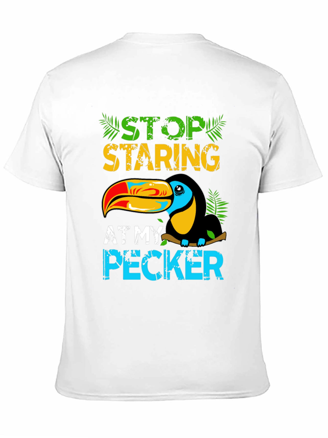 Funny Toucan T-Shirt - Stop Staring!