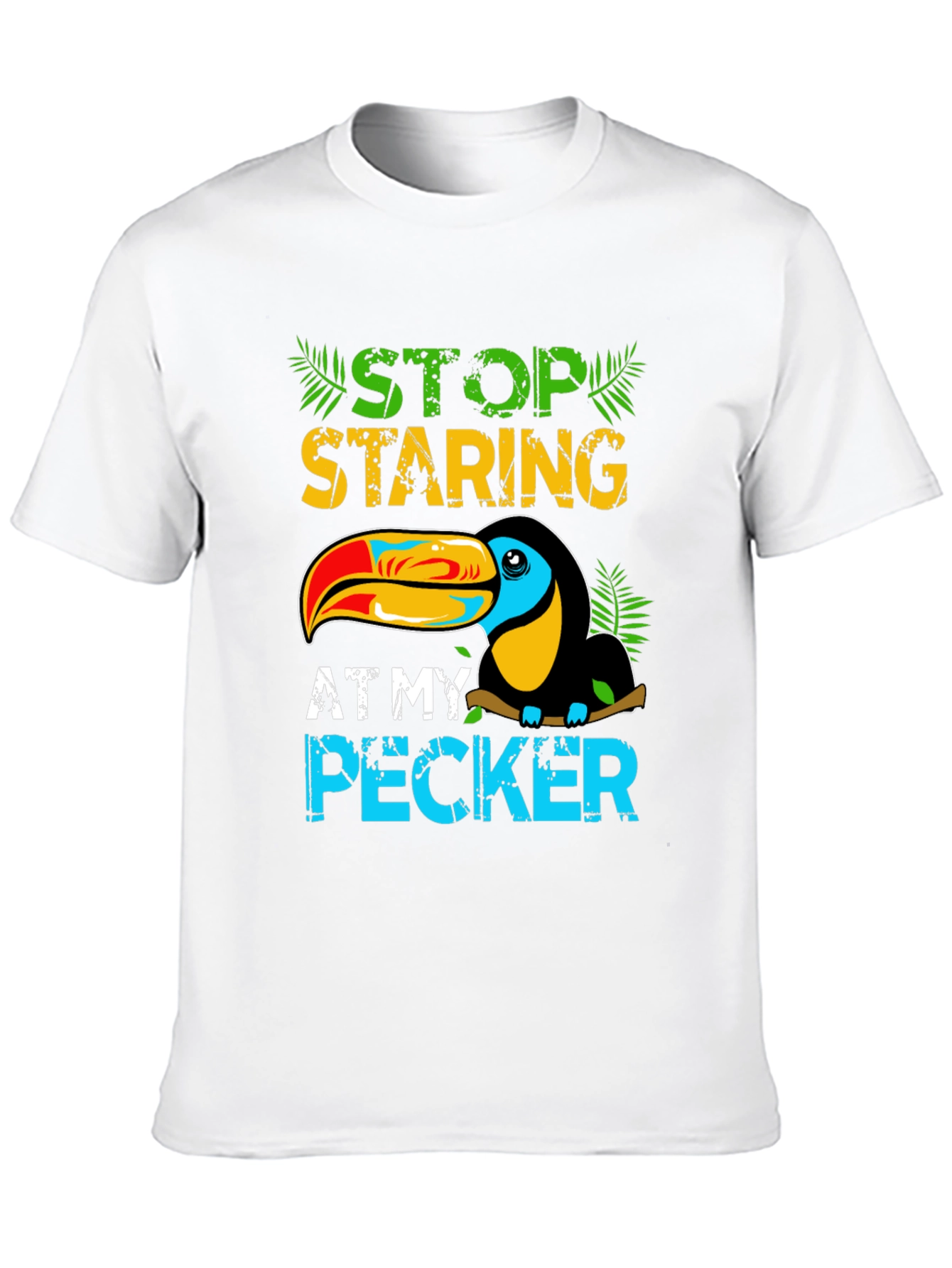 Funny Toucan T-Shirt - Stop Staring!