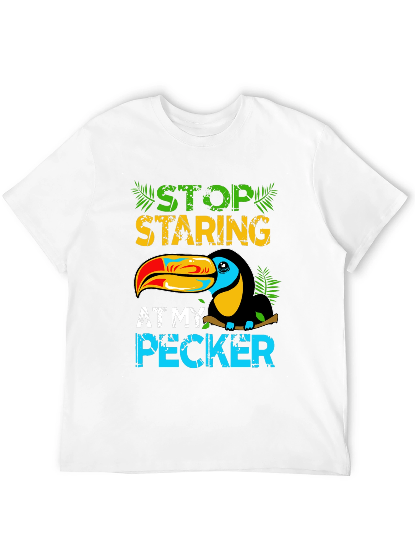 Funny Toucan T-Shirt - Stop Staring!