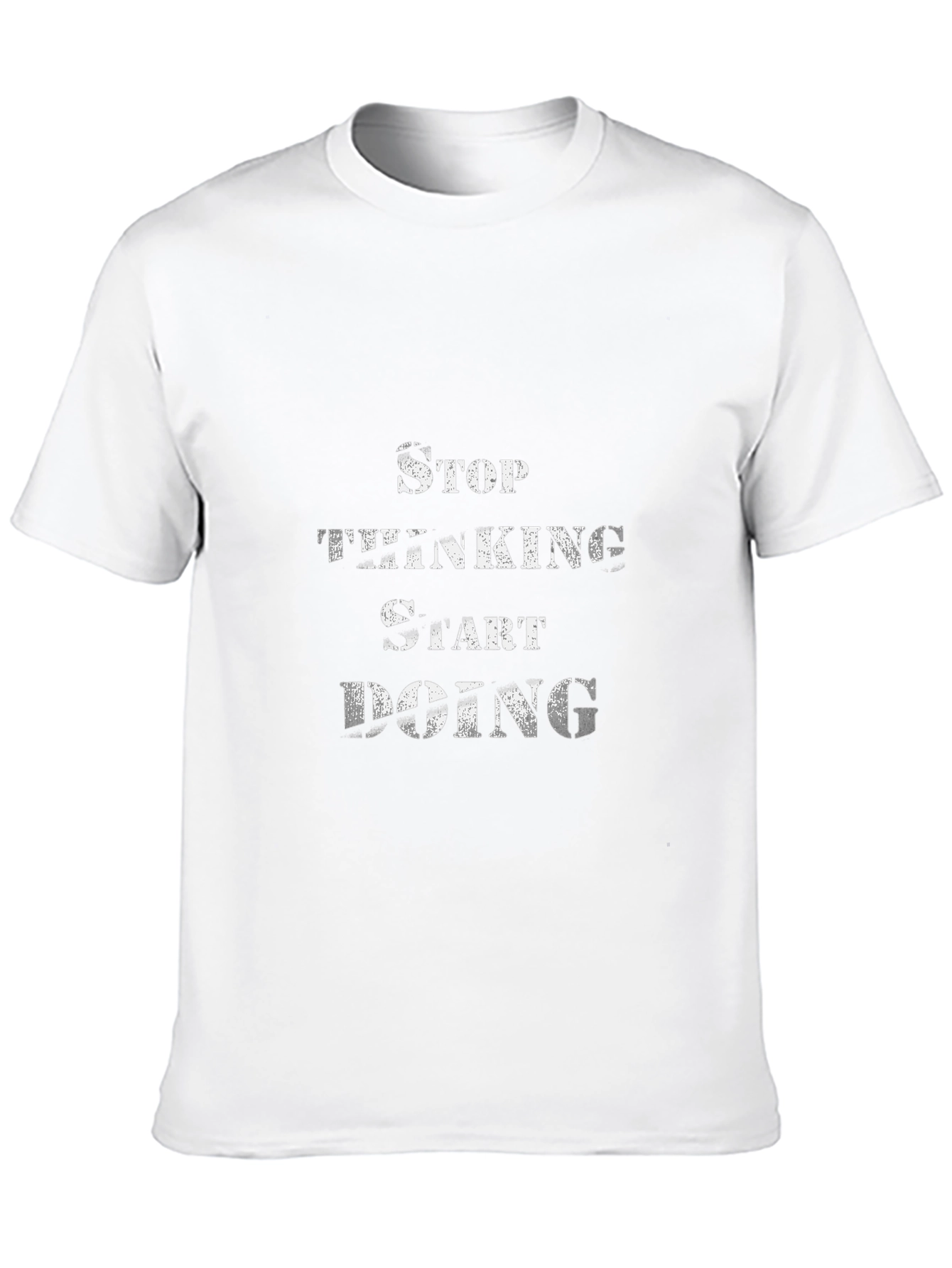 Stop Thinking Start Doing Black T-Shirt