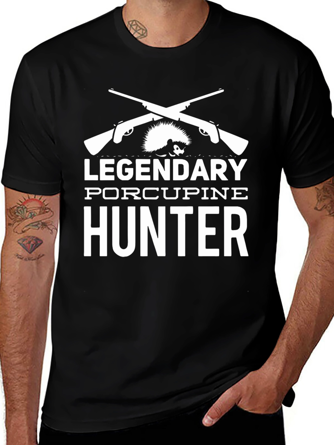 Legendary Porcupine Hunter Graphic Tee