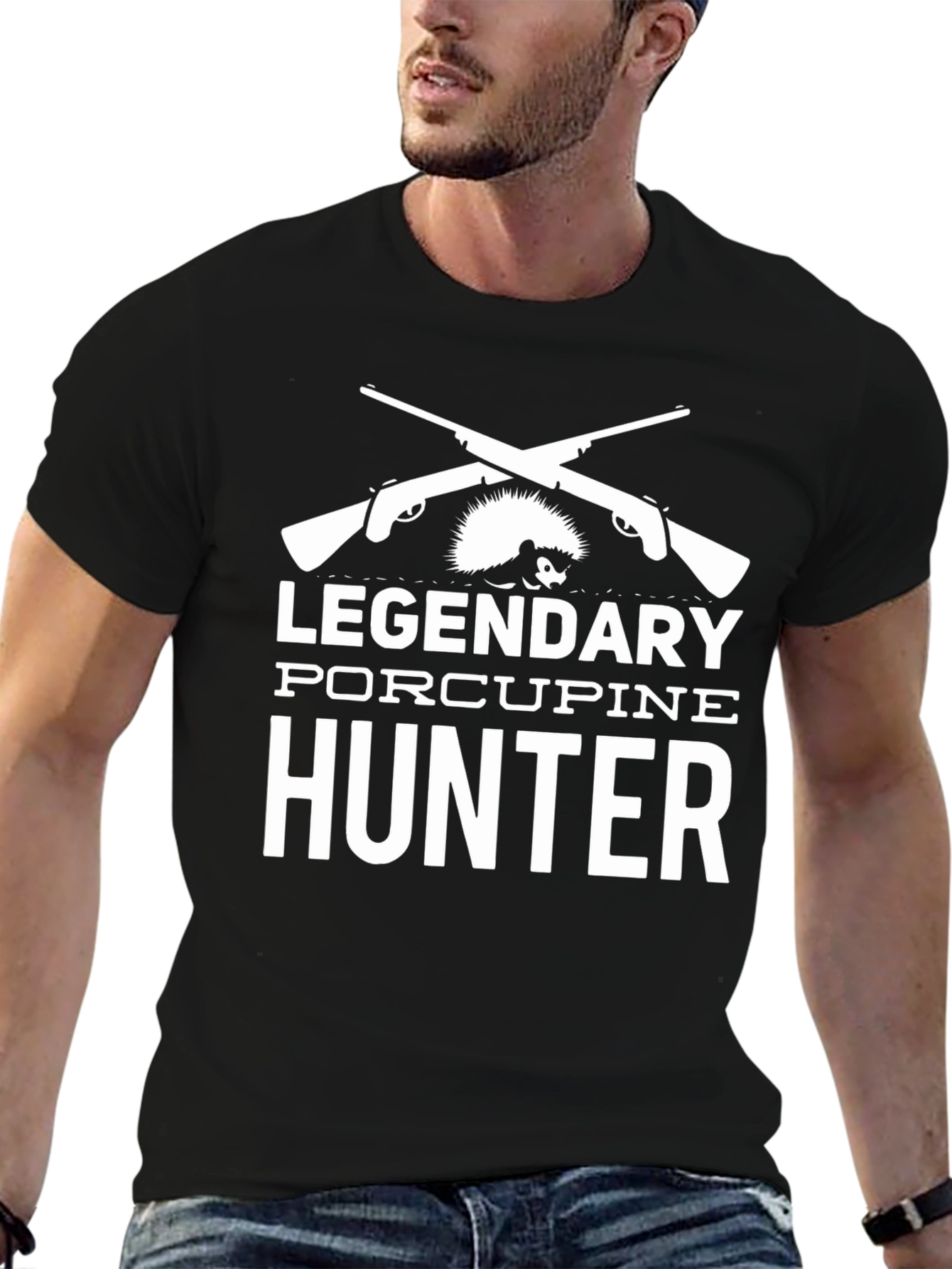 Legendary Porcupine Hunter Graphic Tee