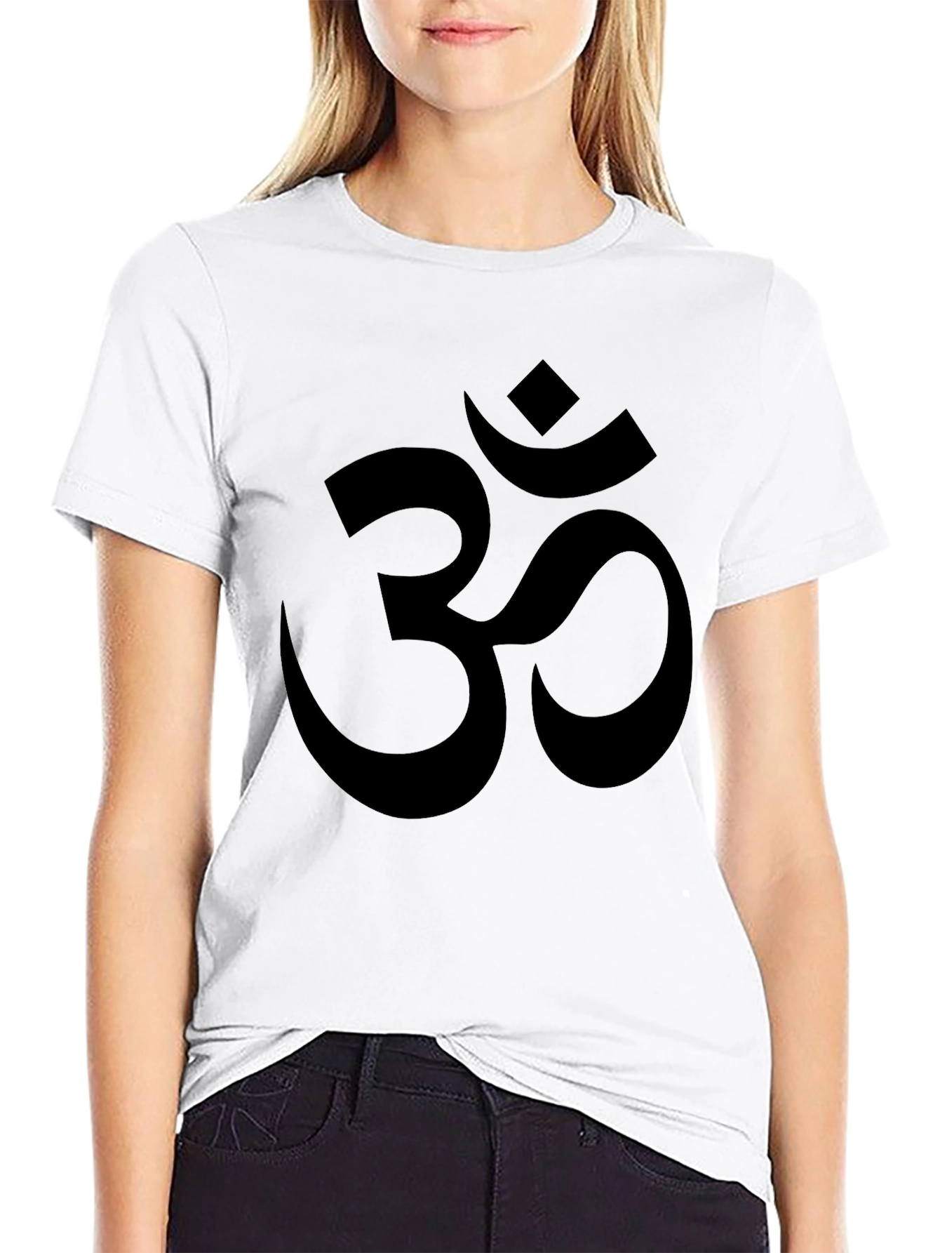 Om Symbol Black T-Shirt - Casual Comfort Tee