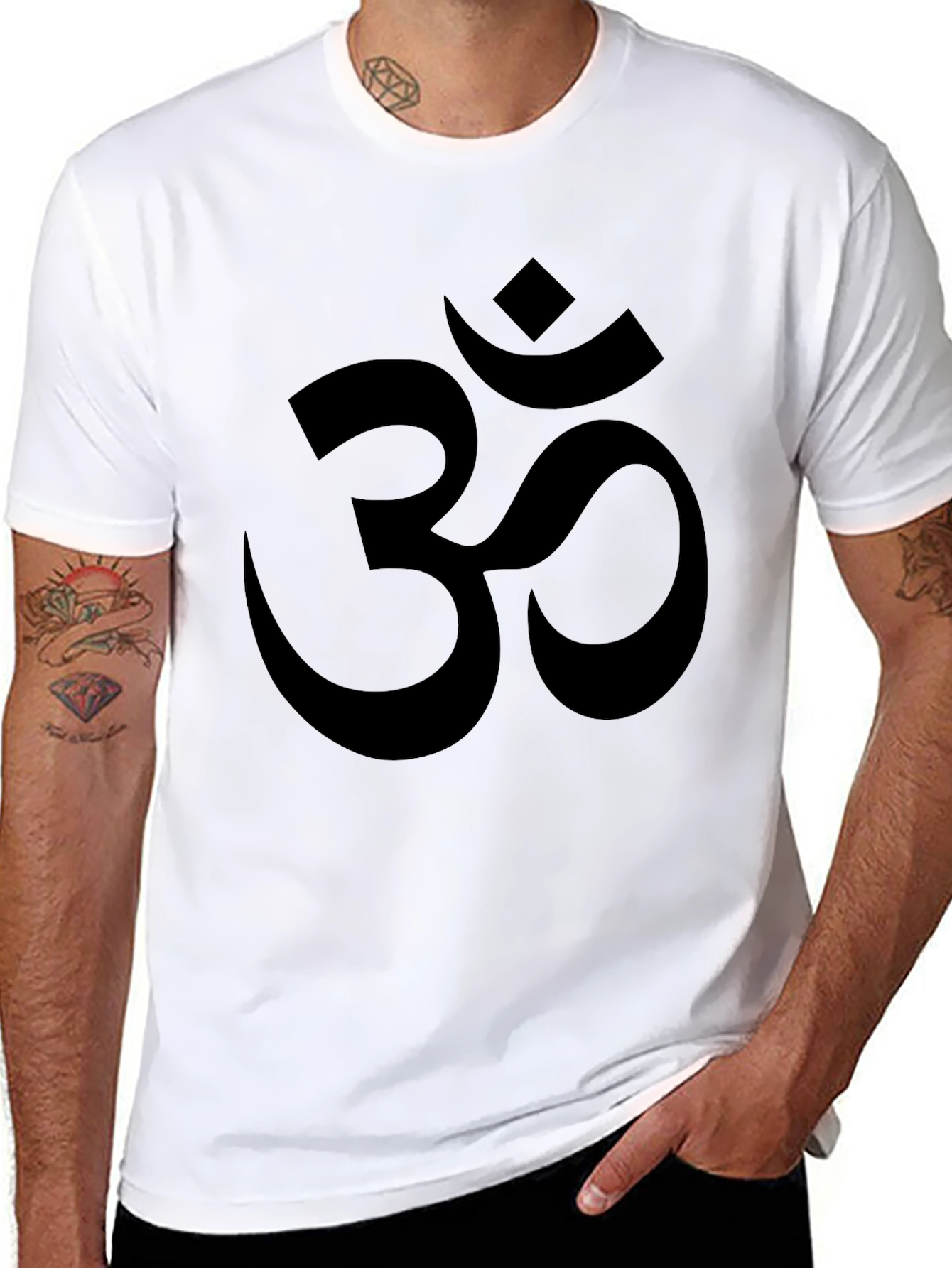 Om Symbol Black T-Shirt - Casual Comfort Tee
