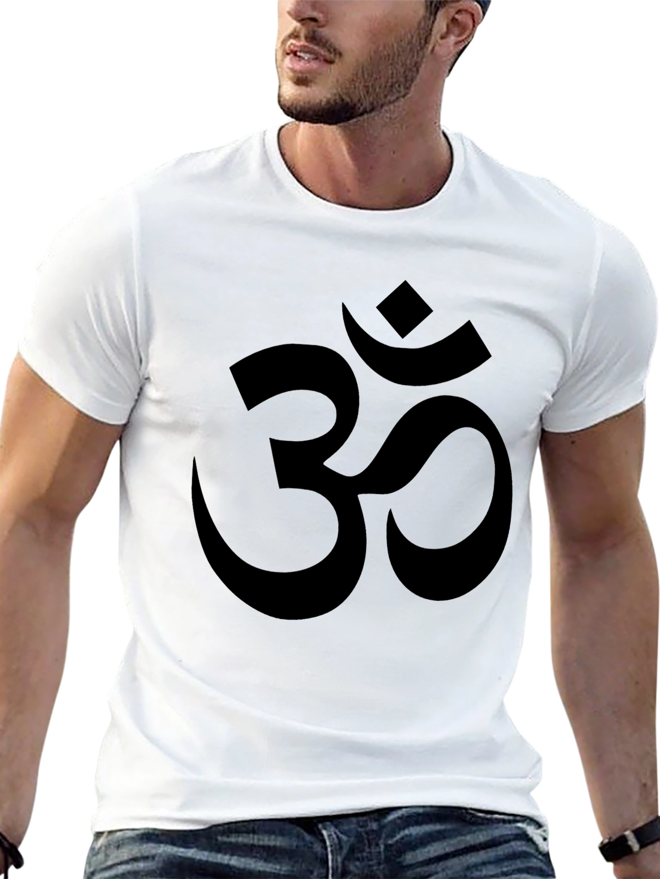 Om Symbol Black T-Shirt - Casual Comfort Tee