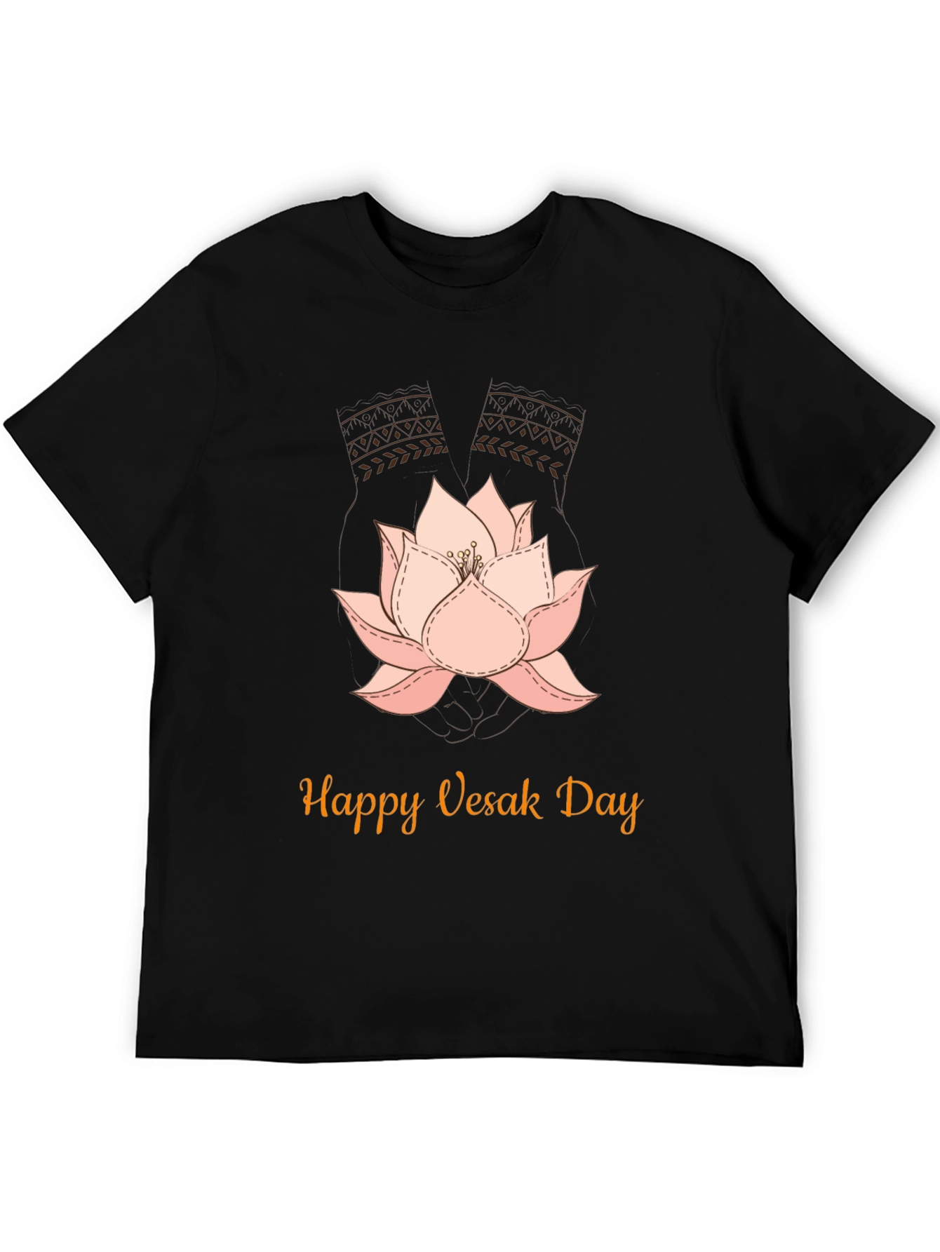 Happy Vesak Day Lotus Flower T-Shirt