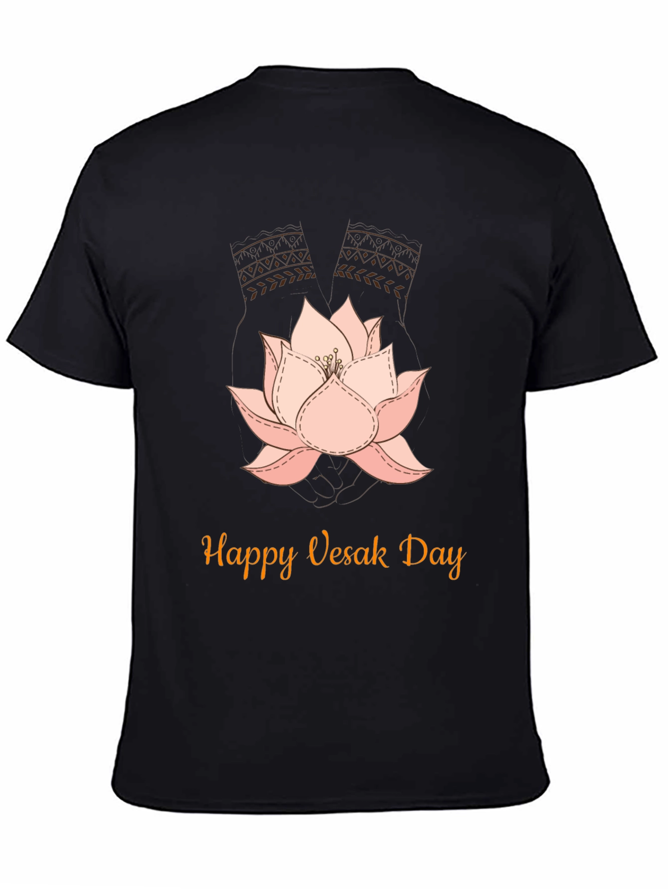 Happy Vesak Day Lotus Flower T-Shirt