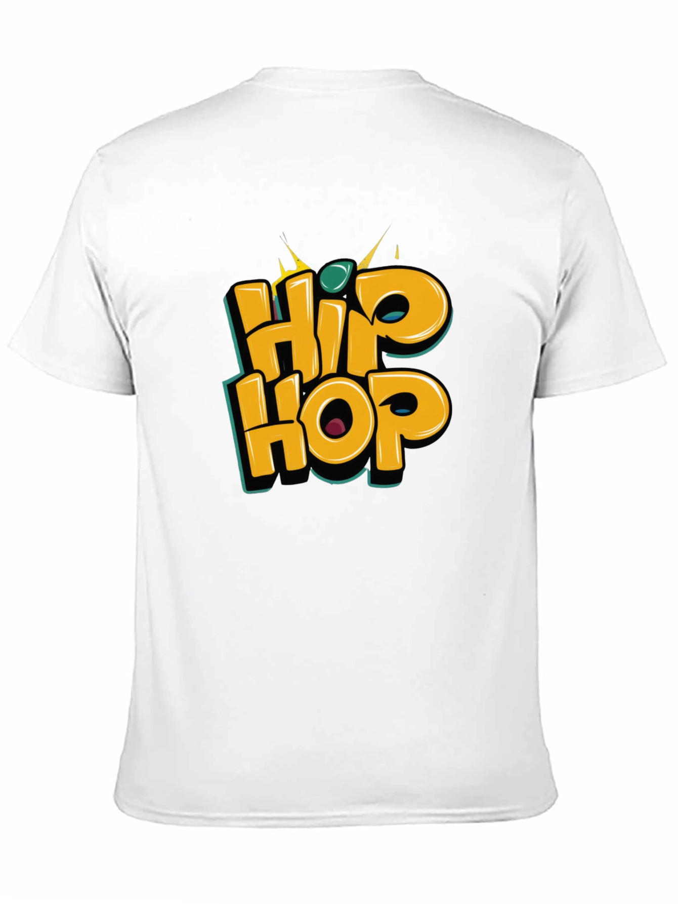 Hip Hop Graphic Tee - Stylish Black T-Shirt