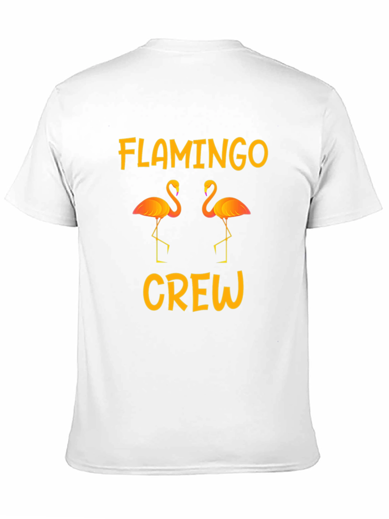 Flamingo Crew Graphic Tee - Tropical Summer Vibes