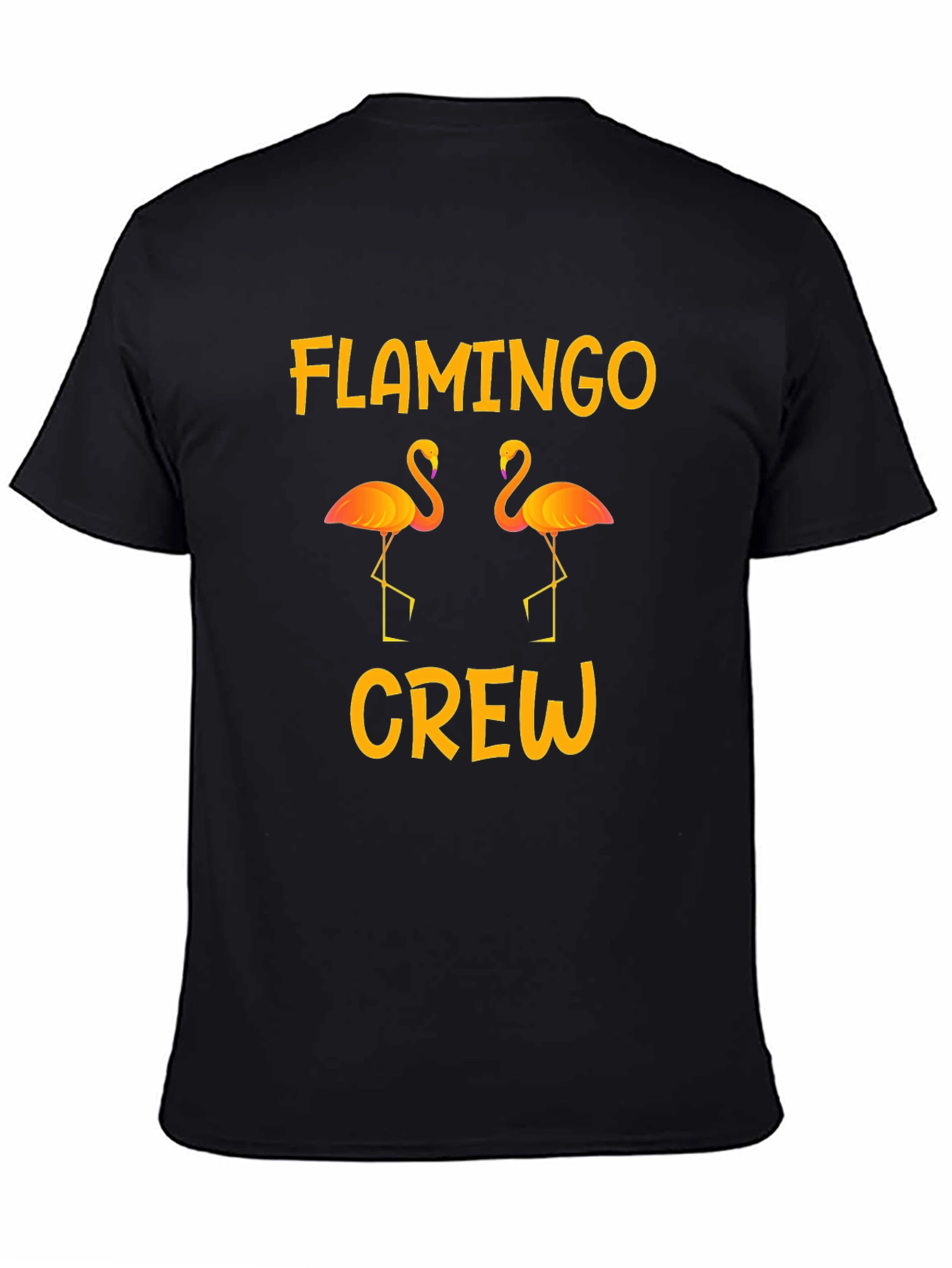 Flamingo Crew Graphic Tee - Tropical Summer Vibes