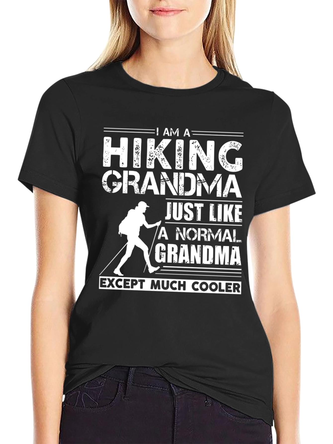 Hiking Grandma T-Shirt: Cooler Than Normal!