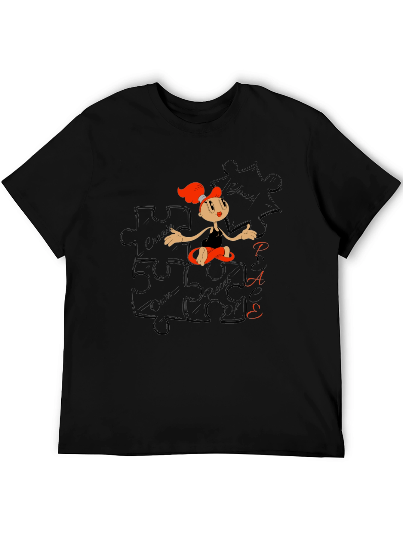 Creative Puzzle Piece T-Shirt