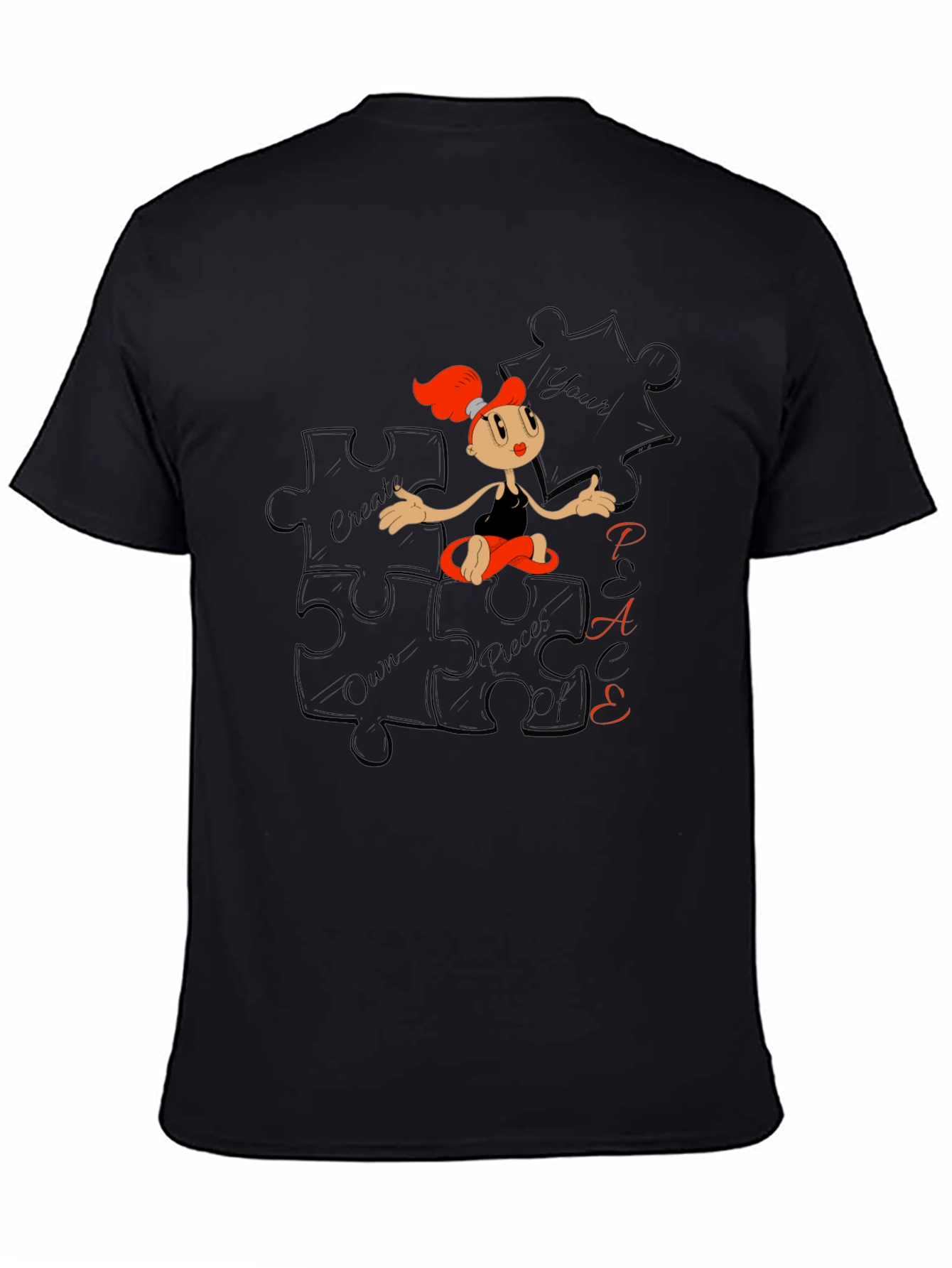 Creative Puzzle Piece T-Shirt