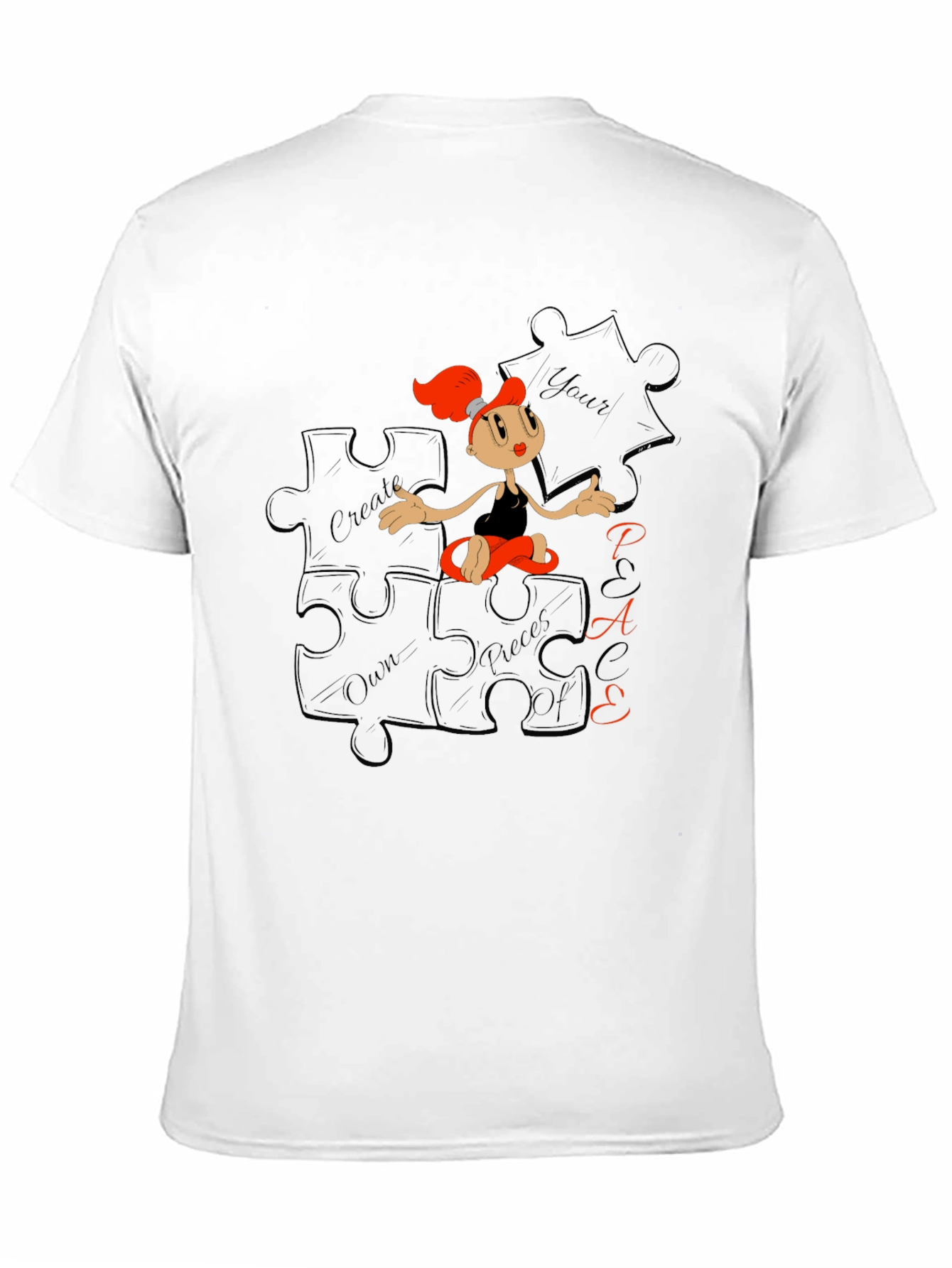 Creative Puzzle Piece T-Shirt
