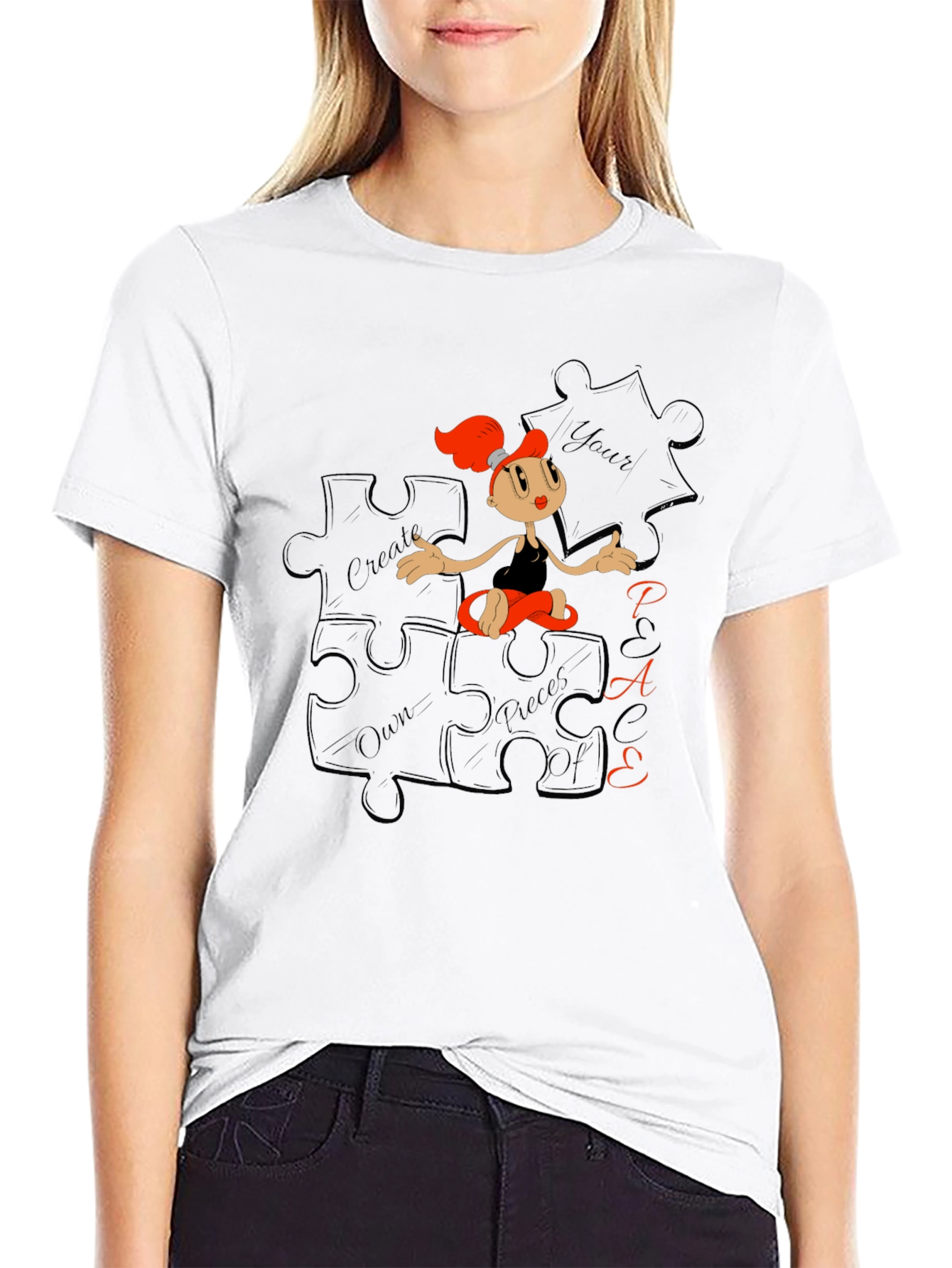 Creative Puzzle Piece T-Shirt