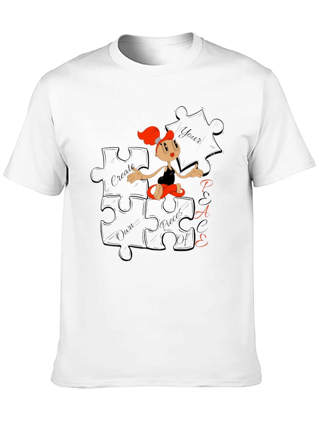 Creative Puzzle Piece T-Shirt