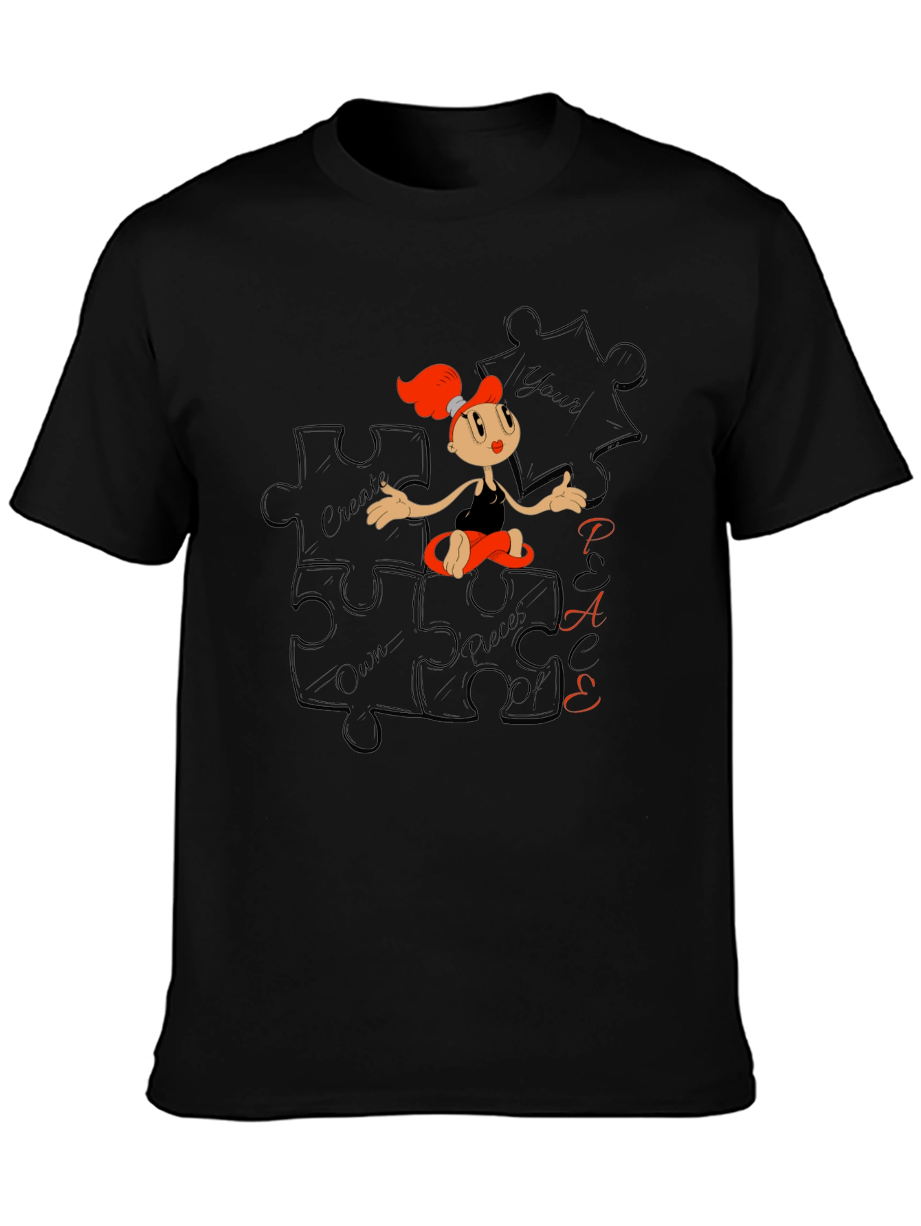 Creative Puzzle Piece T-Shirt