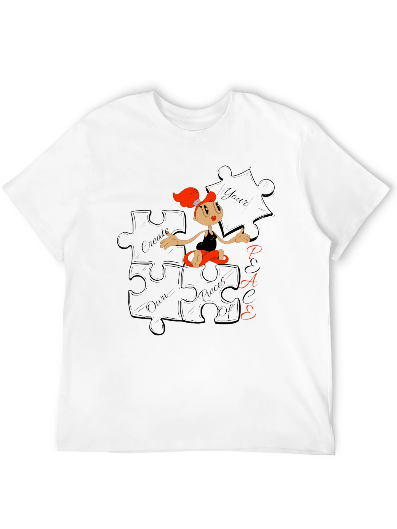 Creative Puzzle Piece T-Shirt