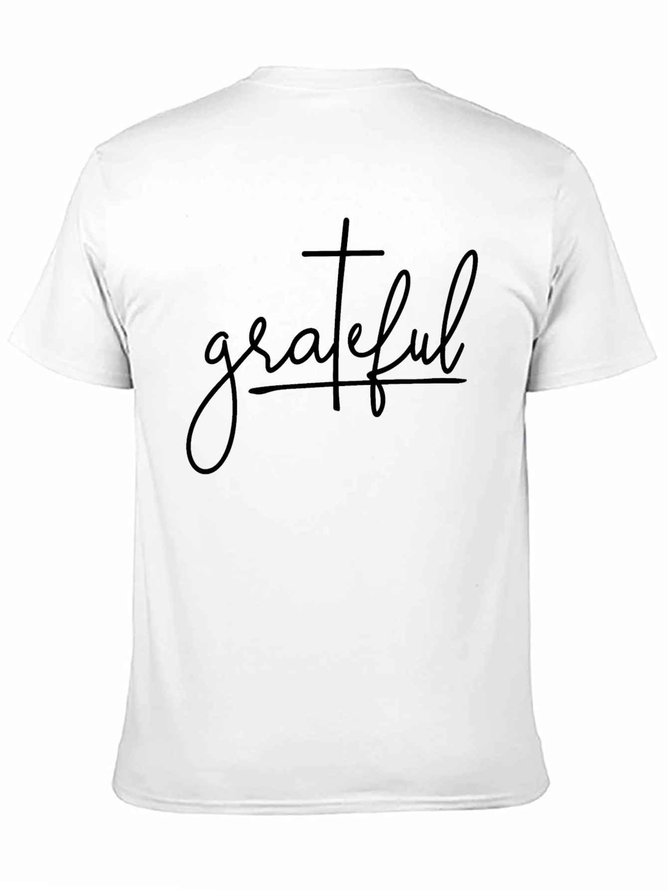 Grateful Christian Tee - Black Crew Neck T-Shirt