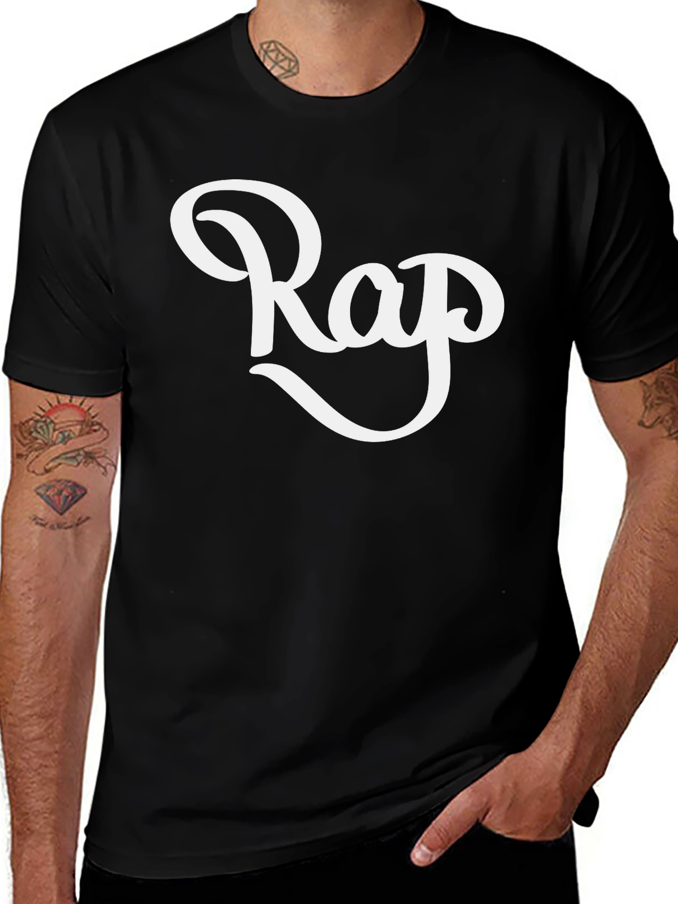 Rap Tee - Stylish Statement T-Shirt
