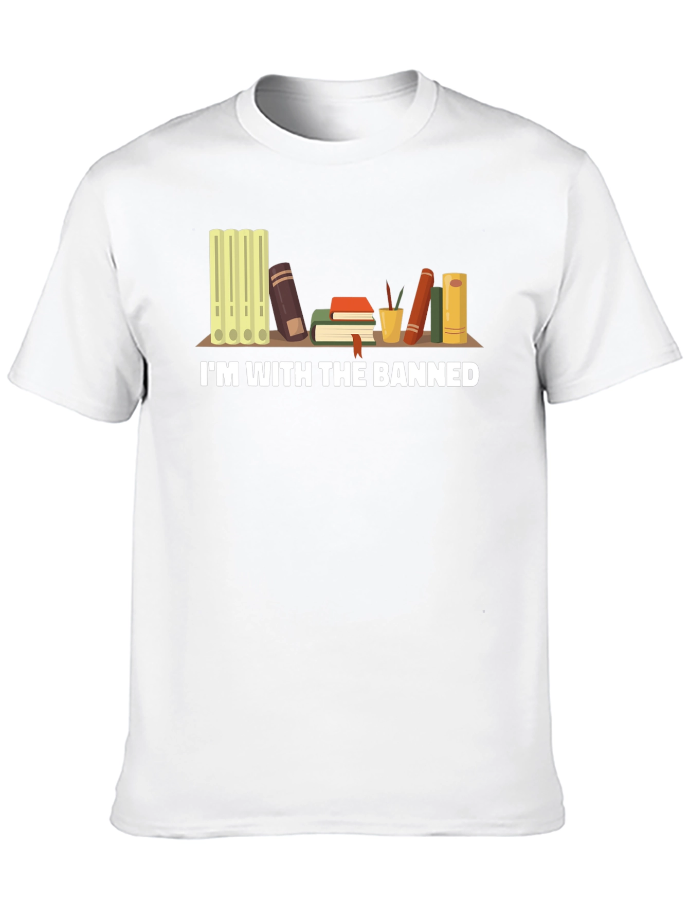 Im With The Banned Books T-Shirt - Black