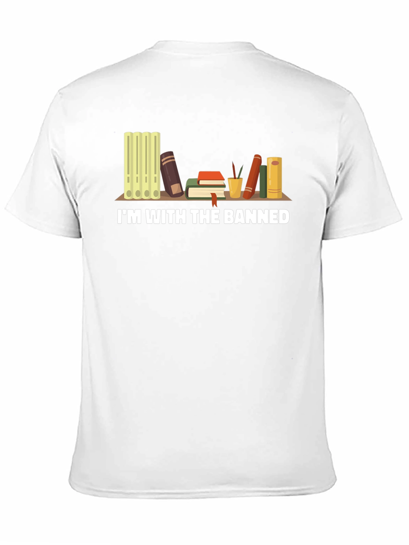 Im With The Banned Books T-Shirt - Black