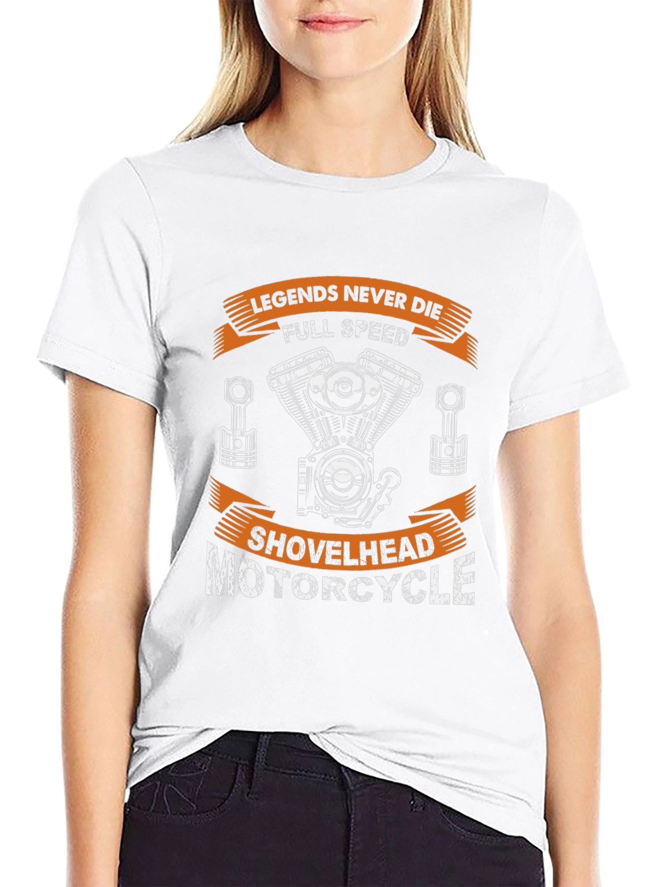 Legends Never Die Motorcycle Shovelhead T-Shirt