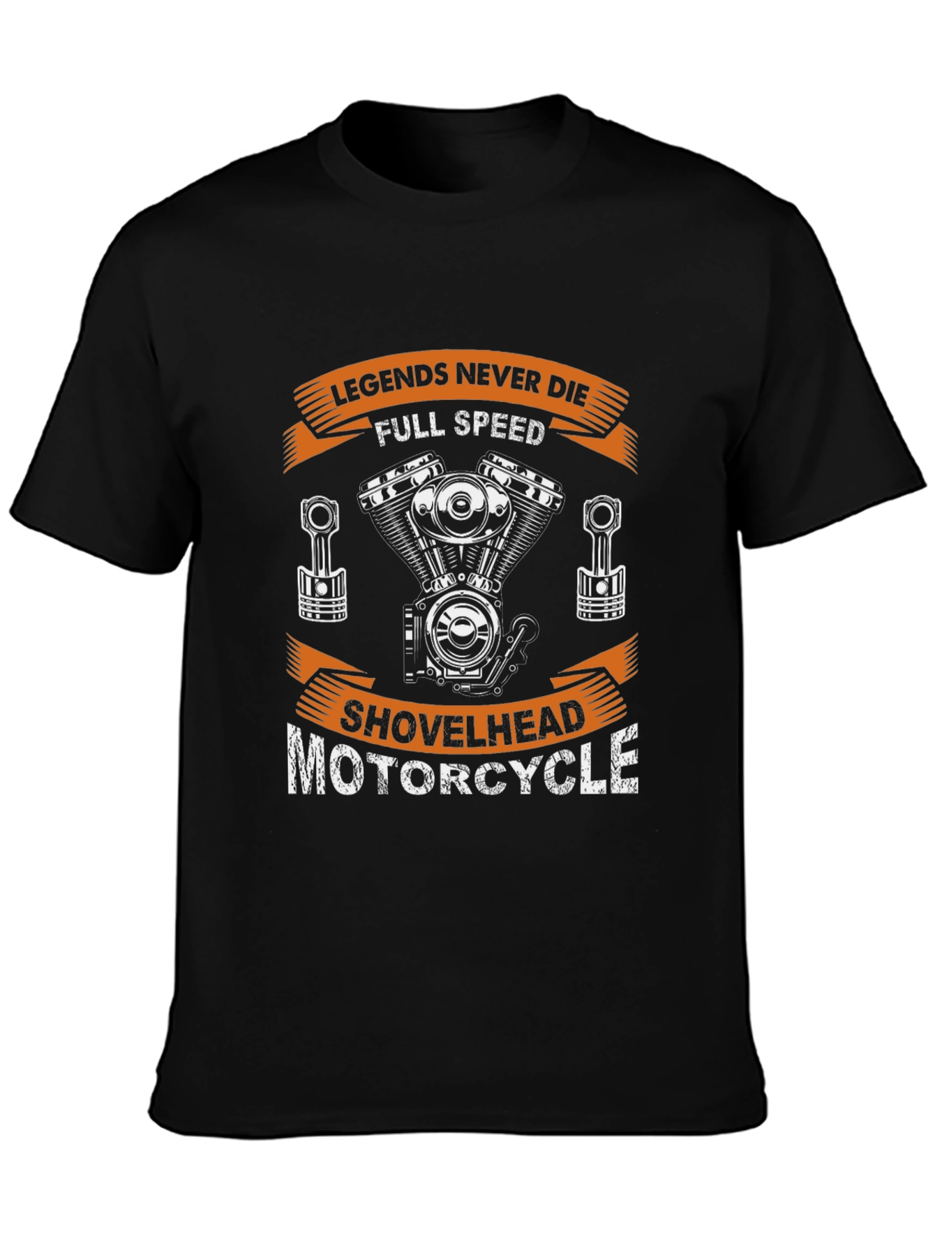 Legends Never Die Motorcycle Shovelhead T-Shirt