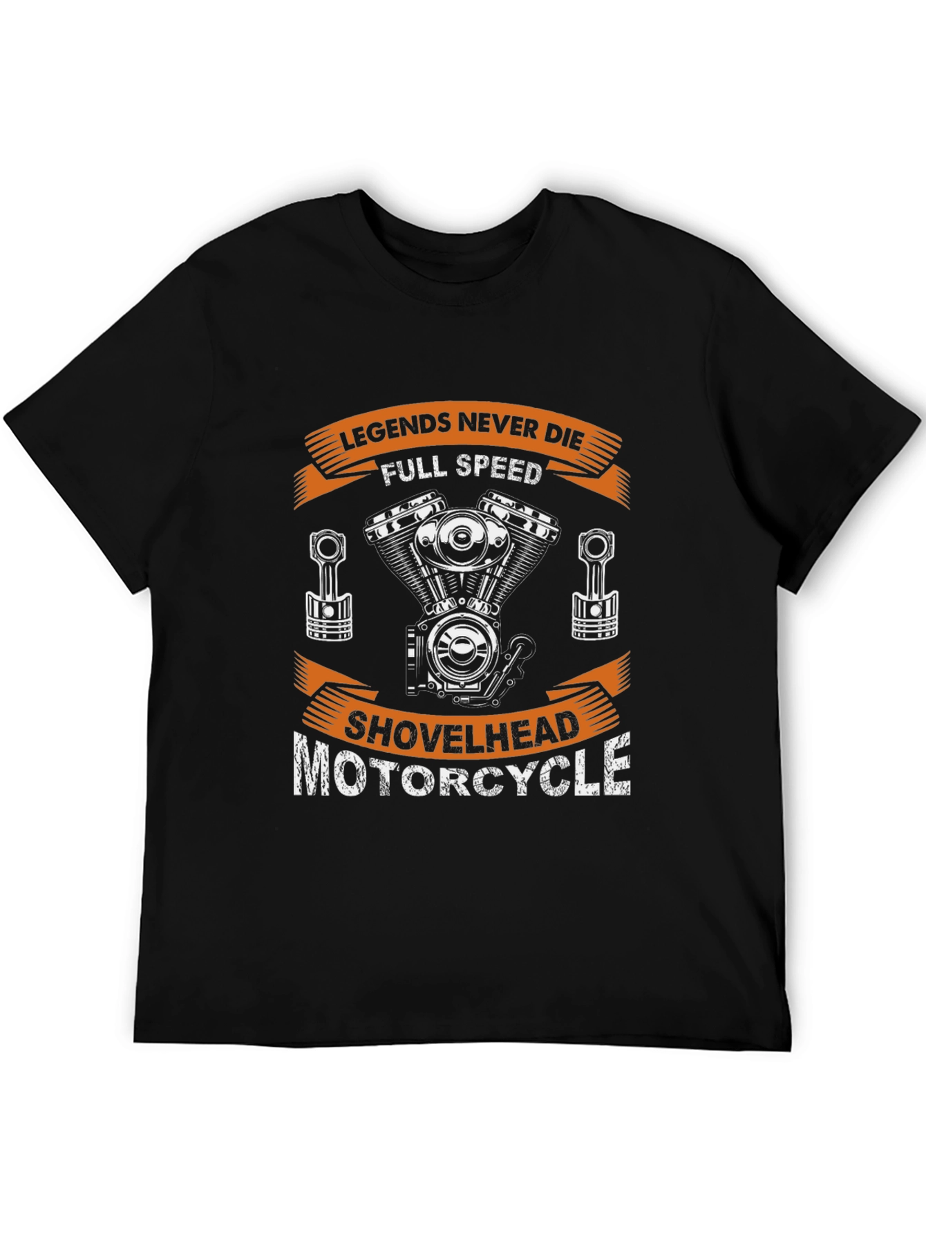 Legends Never Die Motorcycle Shovelhead T-Shirt