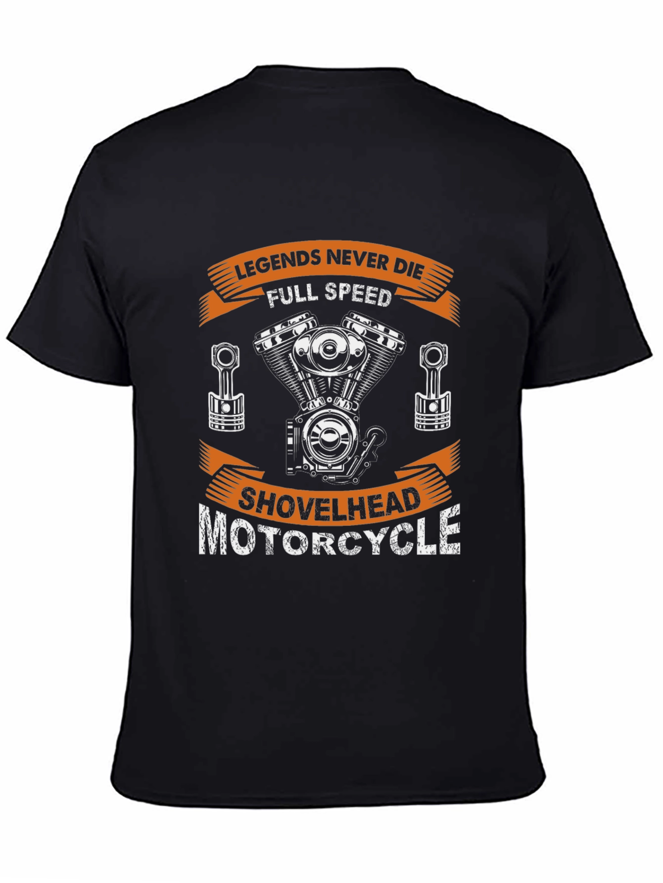 Legends Never Die Motorcycle Shovelhead T-Shirt