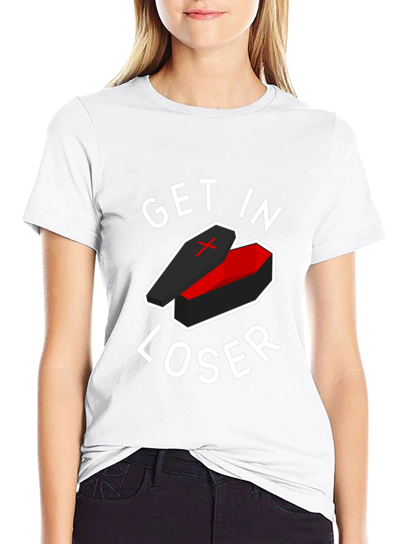 Get In Loser Coffin T-Shirt