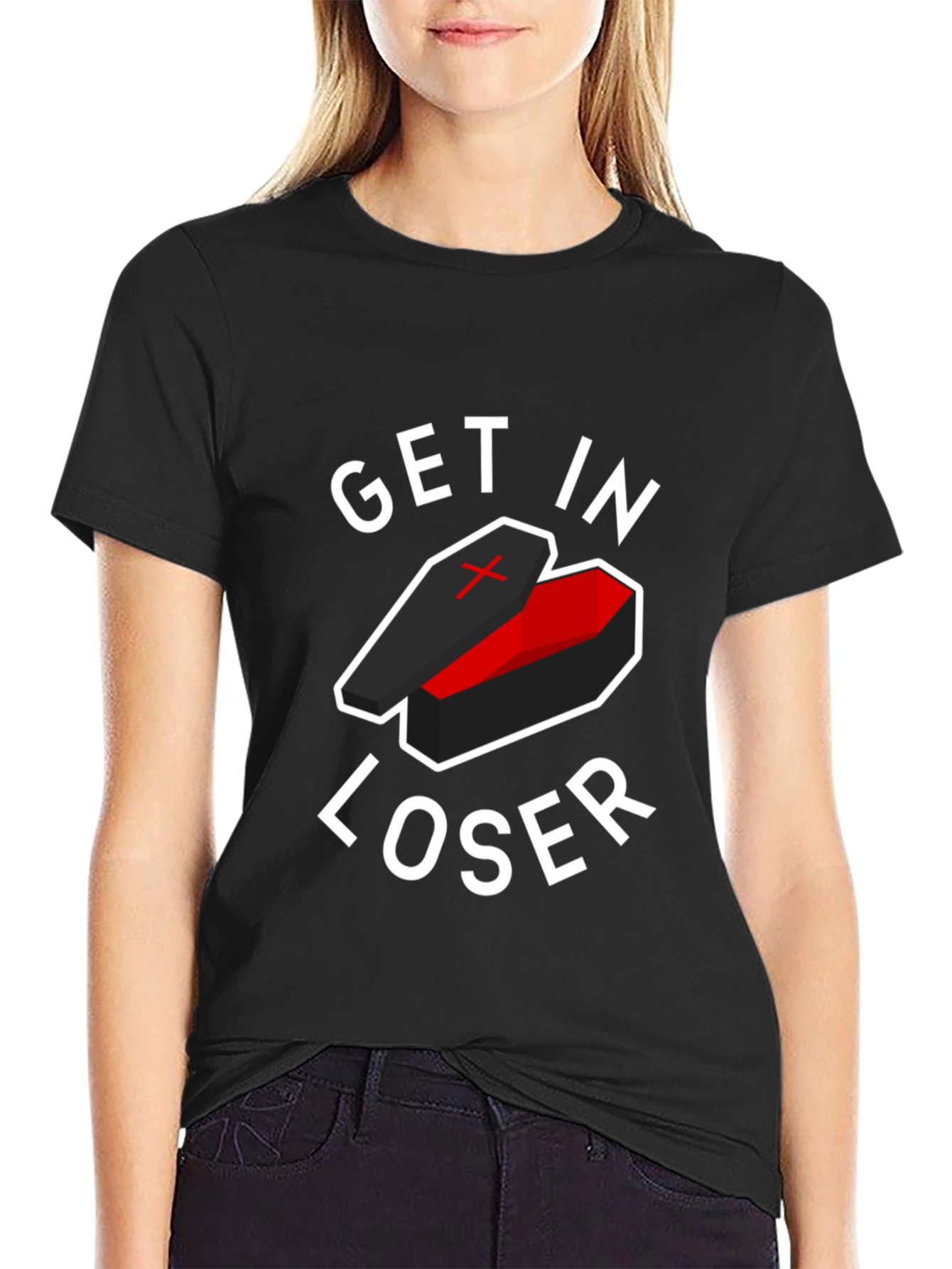 Get In Loser Coffin T-Shirt