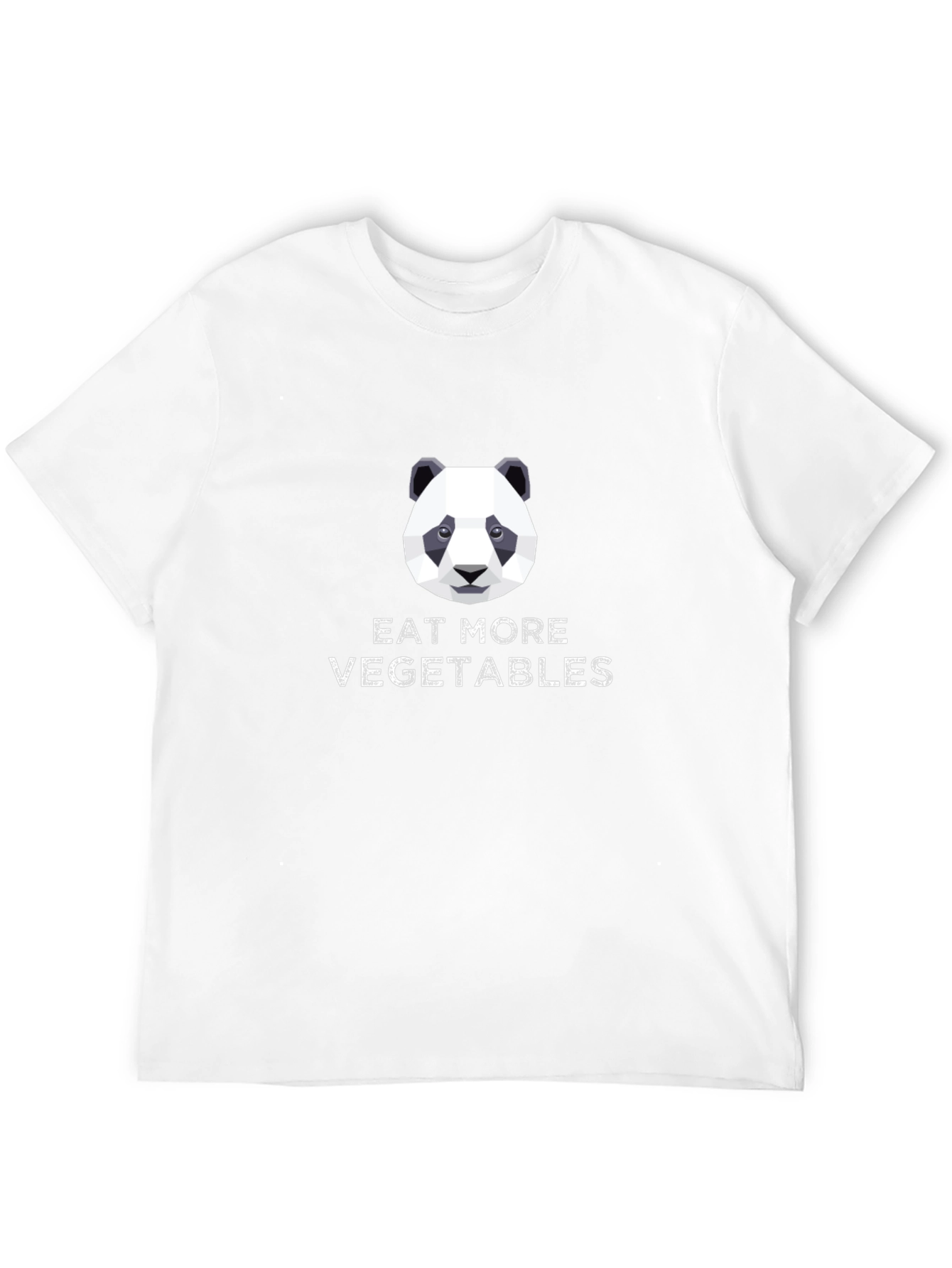 Eat More Vegetables Panda T-Shirt