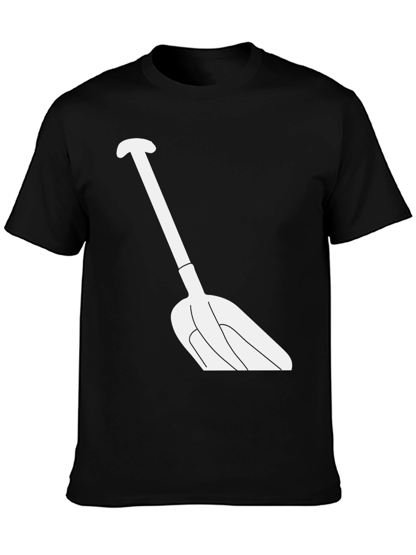 Novelty Snow Shovel Graphic T-Shirt