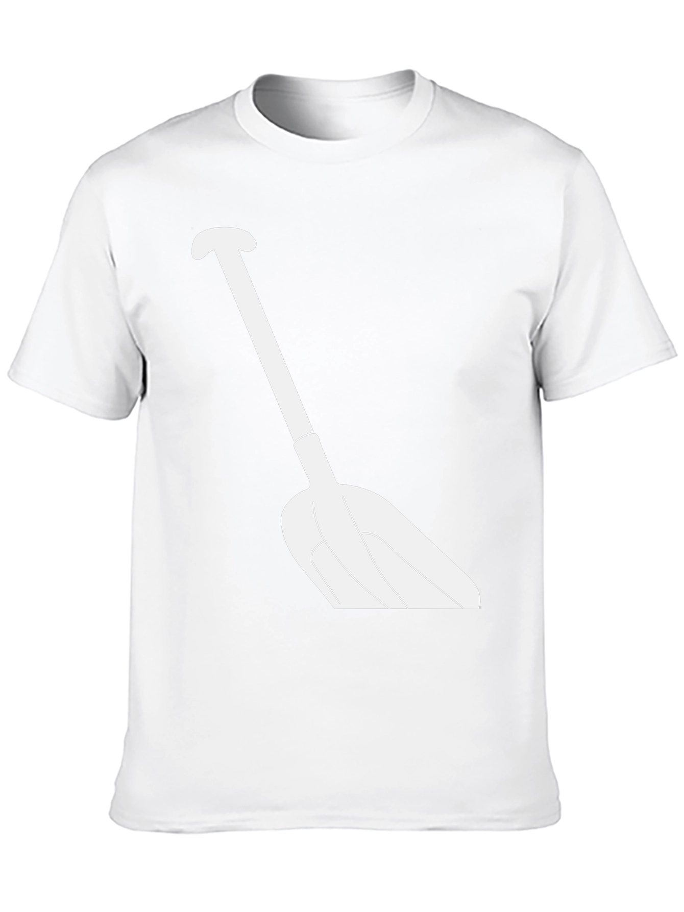 Novelty Snow Shovel Graphic T-Shirt