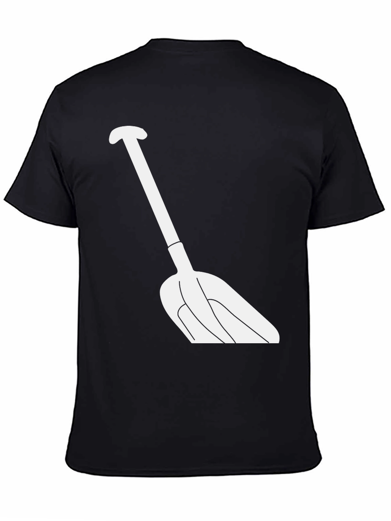 Novelty Snow Shovel Graphic T-Shirt