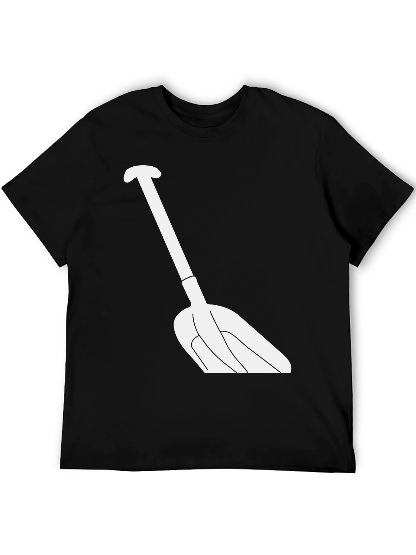 Novelty Snow Shovel Graphic T-Shirt