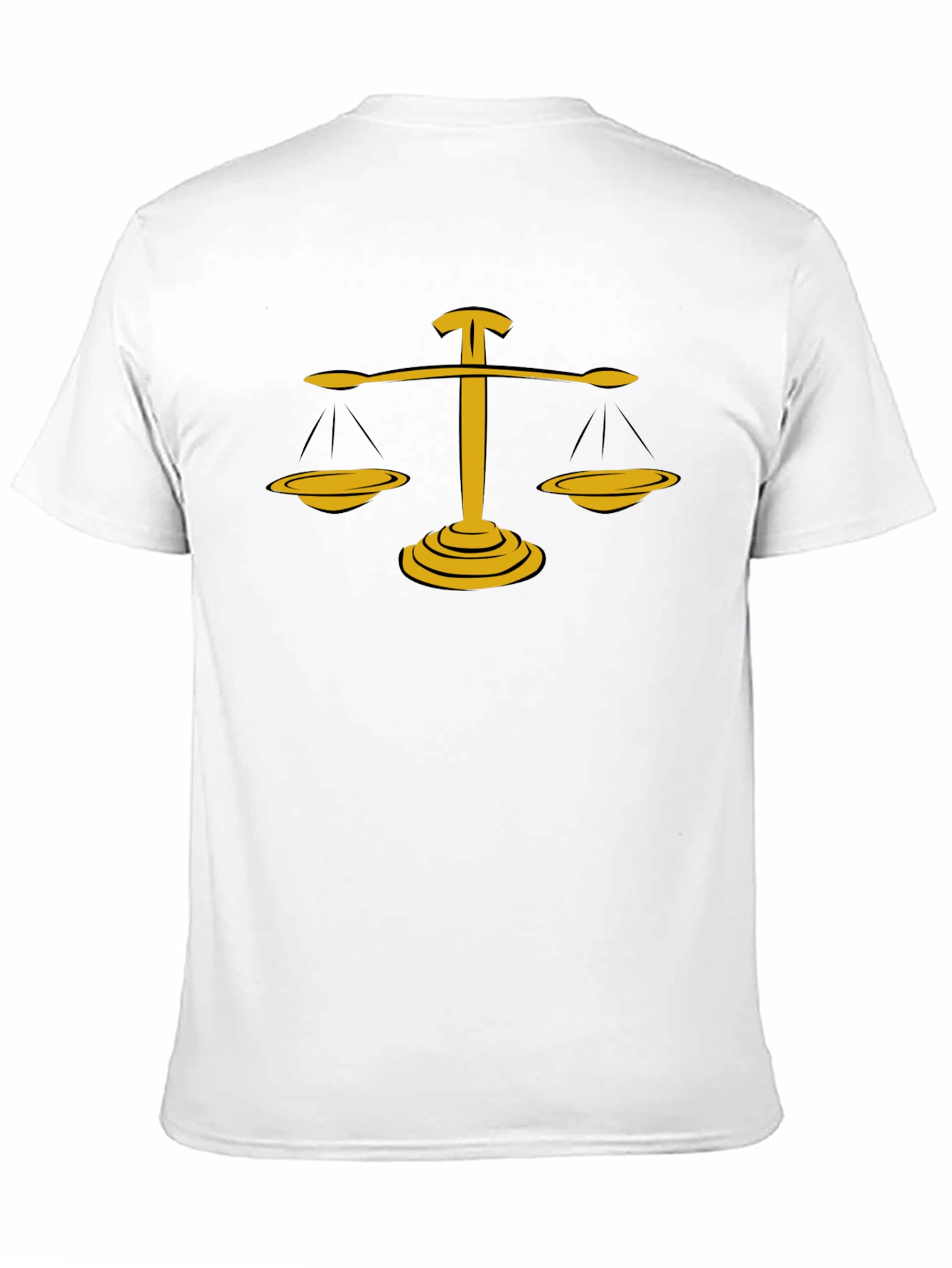 Scales of Justice Graphic Tee - Black